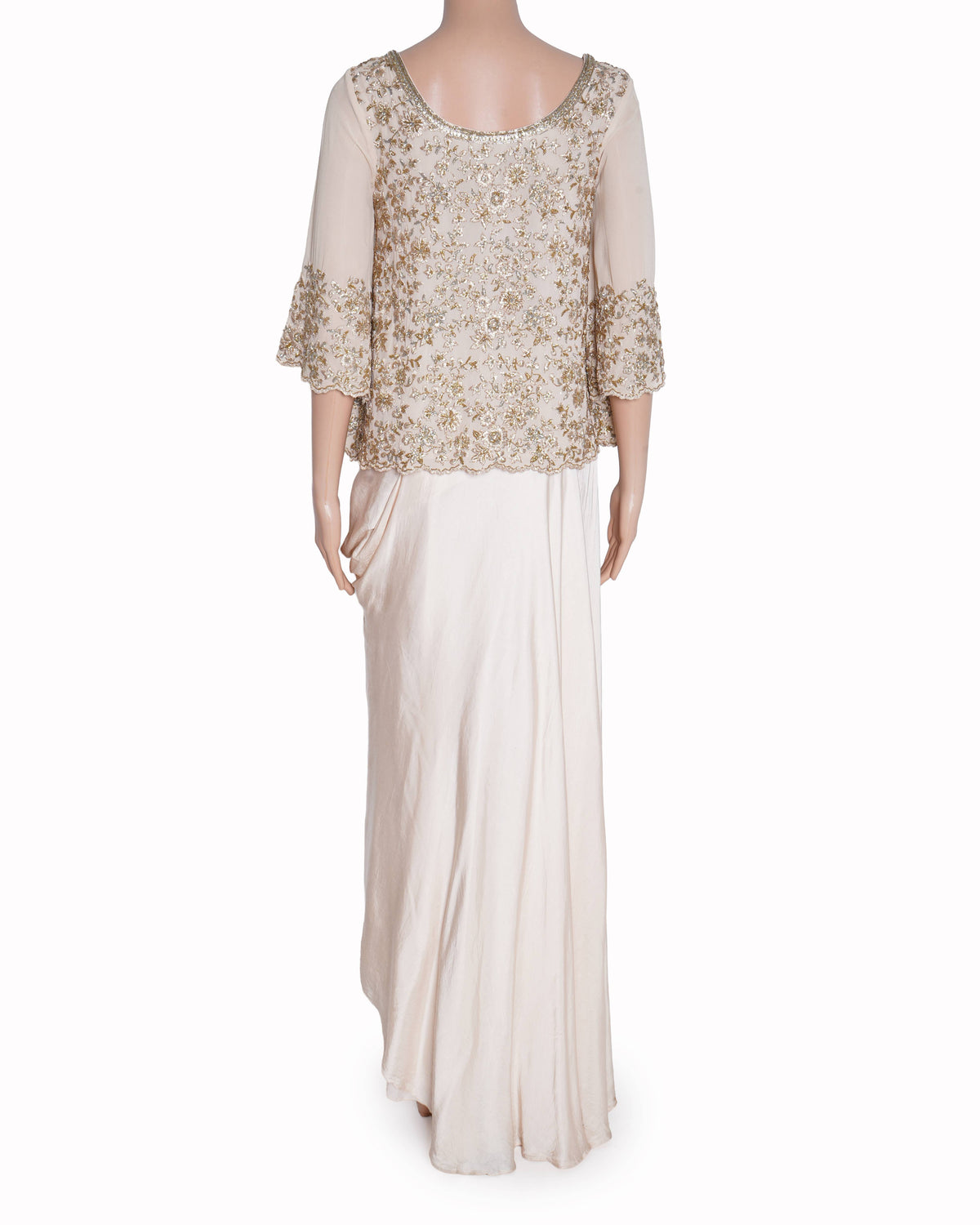 A&R by Rhea Kapoor top with draped skirt
