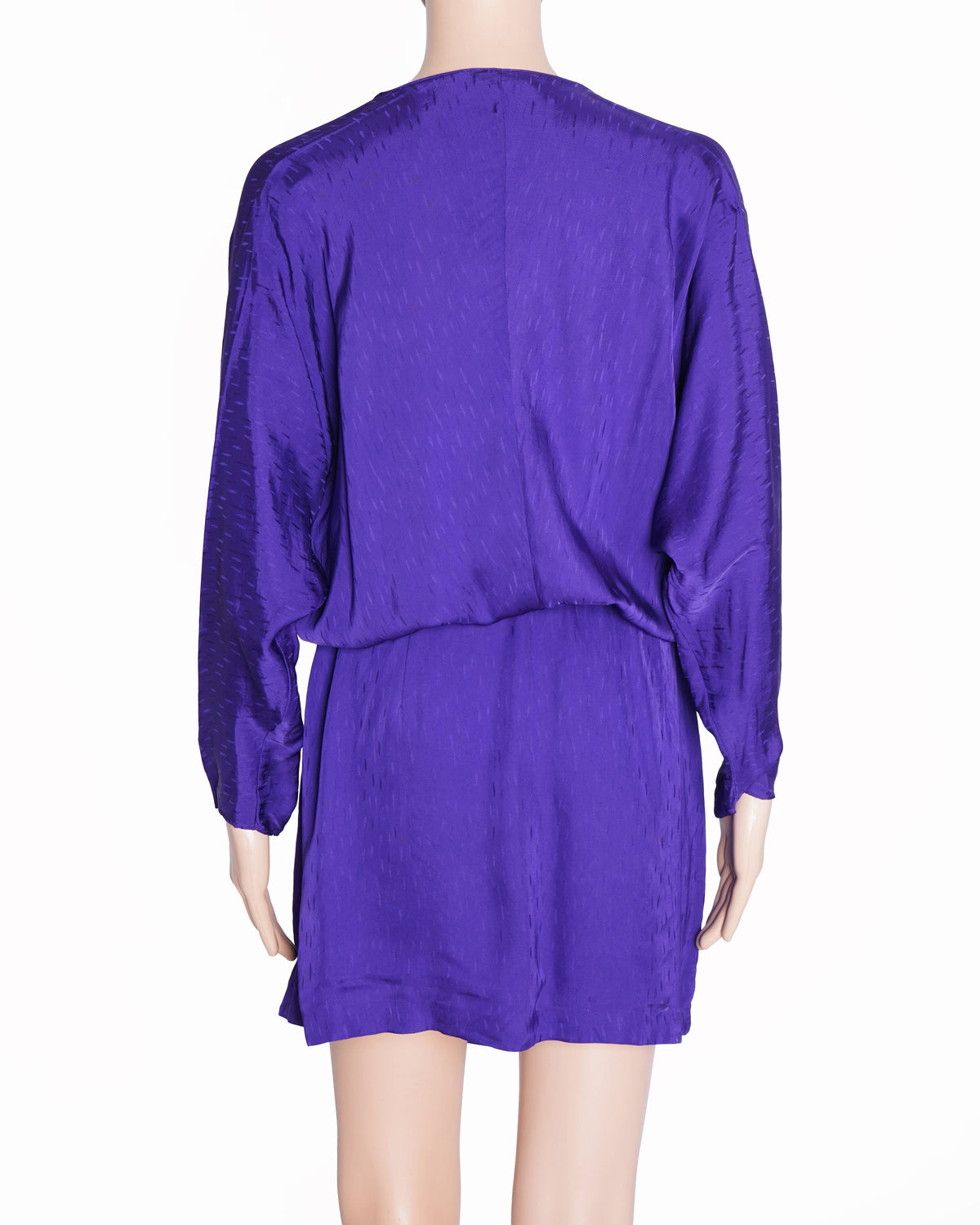Massimo dutti purple wrap dress