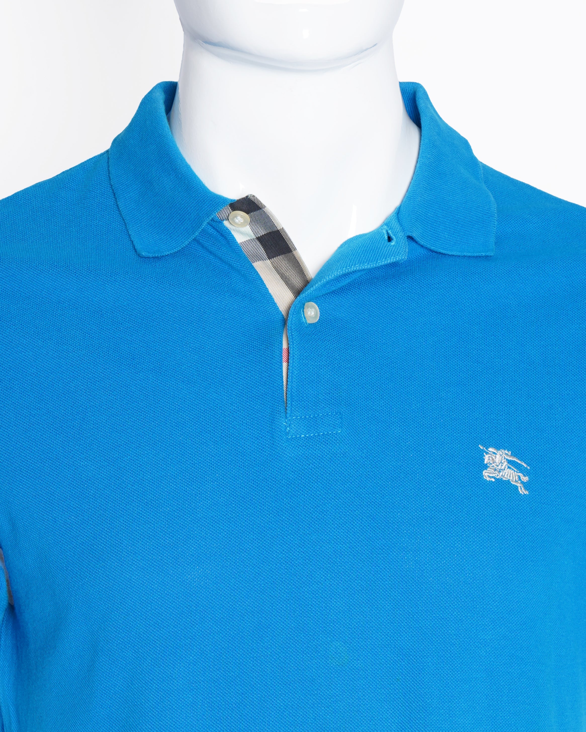 Burberry Electric Blue Polo T-shirt