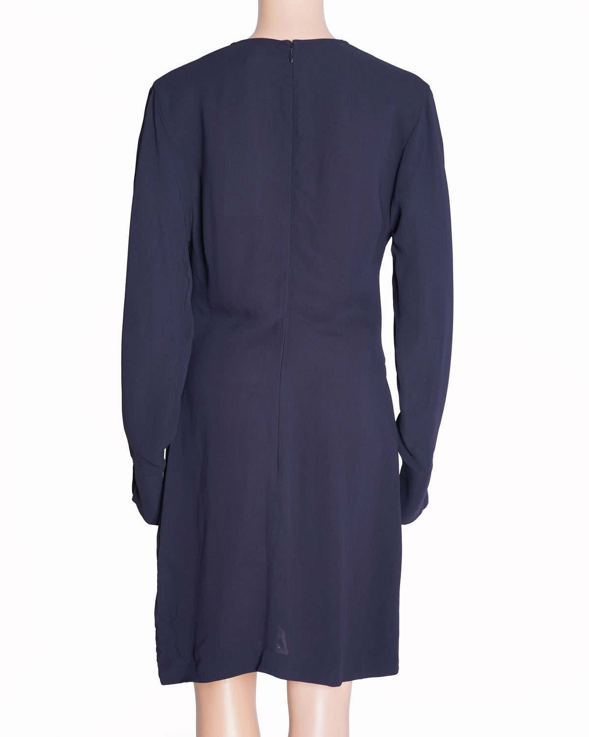 New Reiss deep blue tie up mini dress