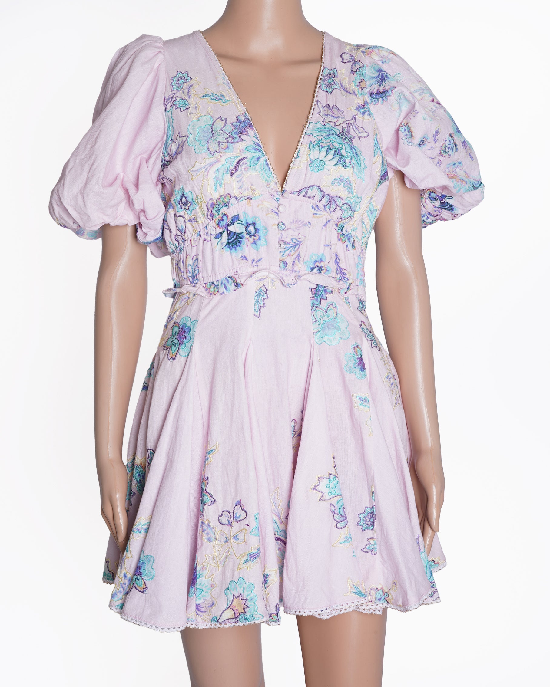 Hemant and Nandita floral print mini dress