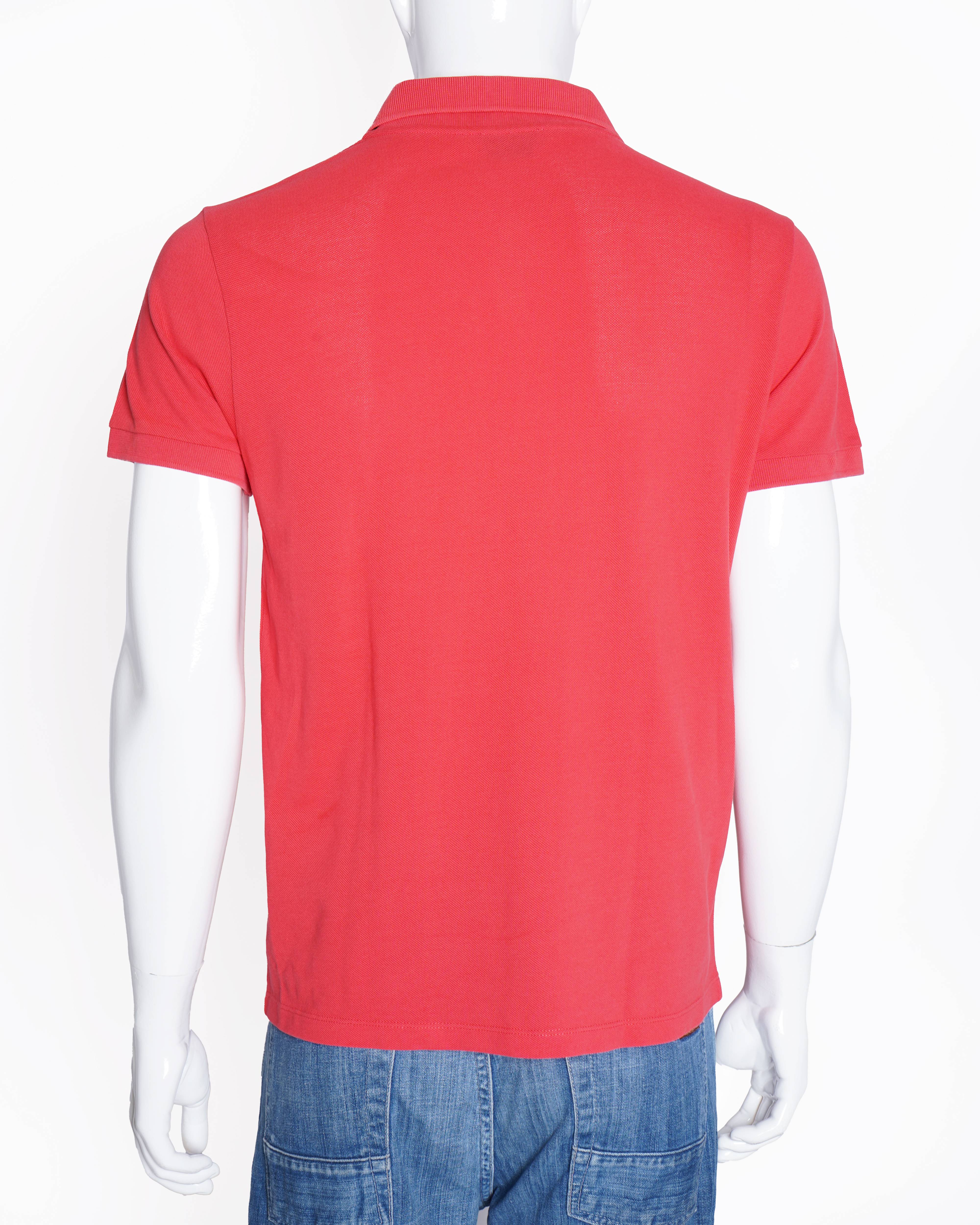 Versace collection 
Coral polo T shirt