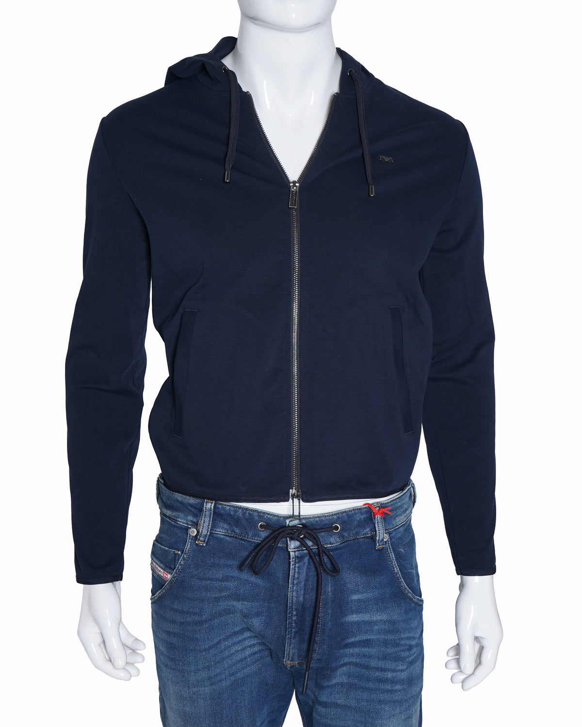 Emporio Armani Hooded zipper jacket
