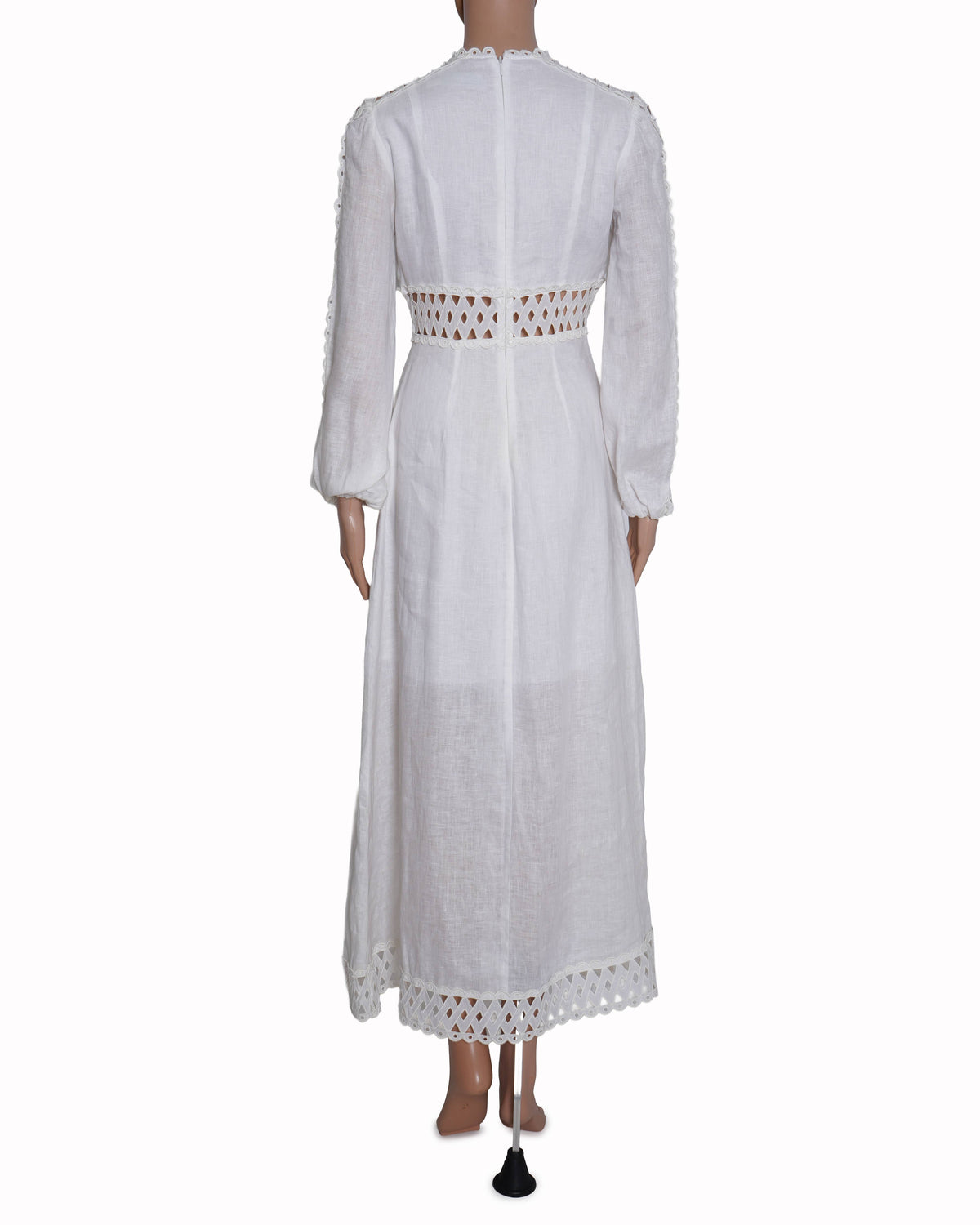 Zimmerman verity broderie linen maxi dress