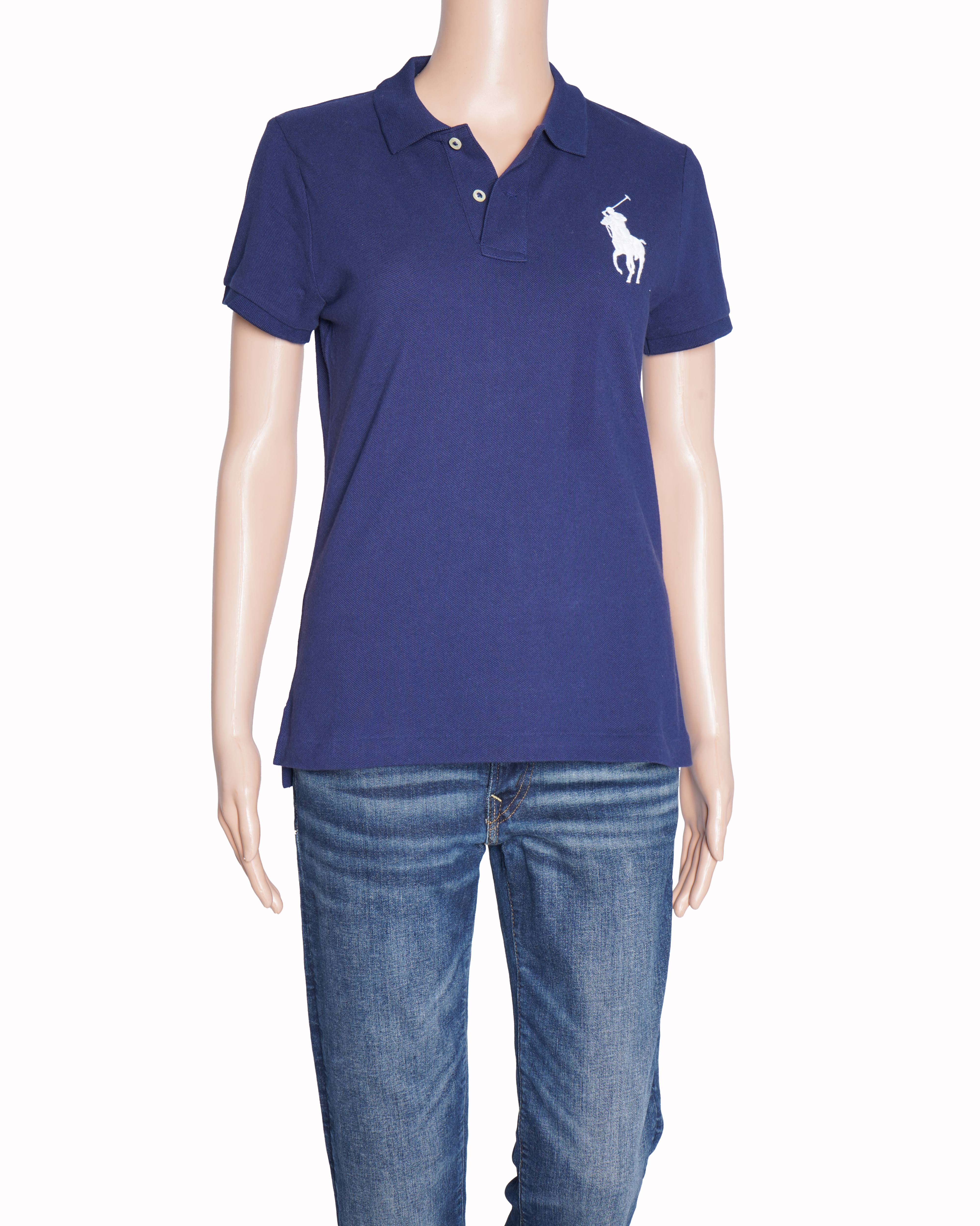 New Ralph Lauren Women’s Navy Polo T-Shirts