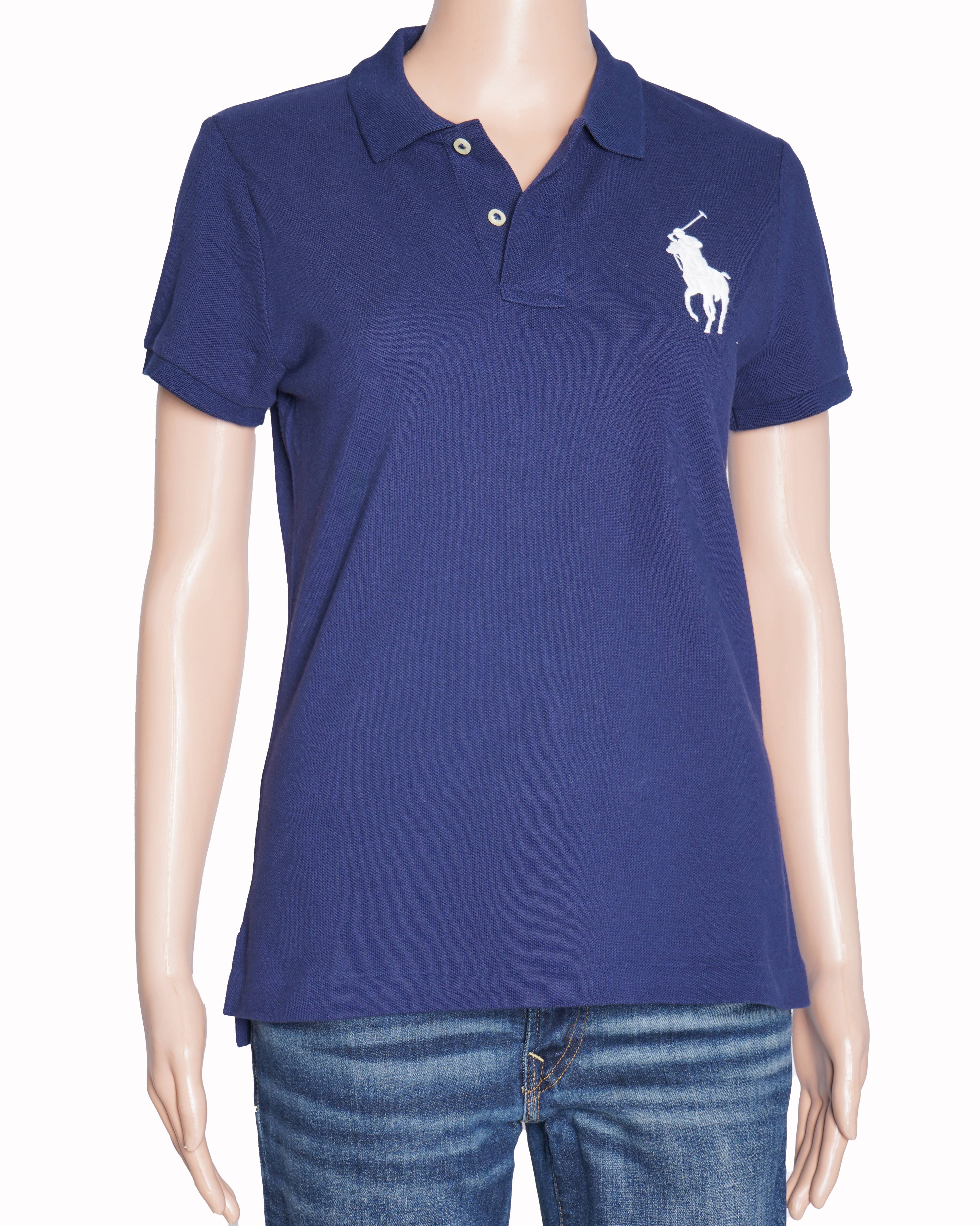 New Ralph Lauren Women’s Navy Polo T-Shirts