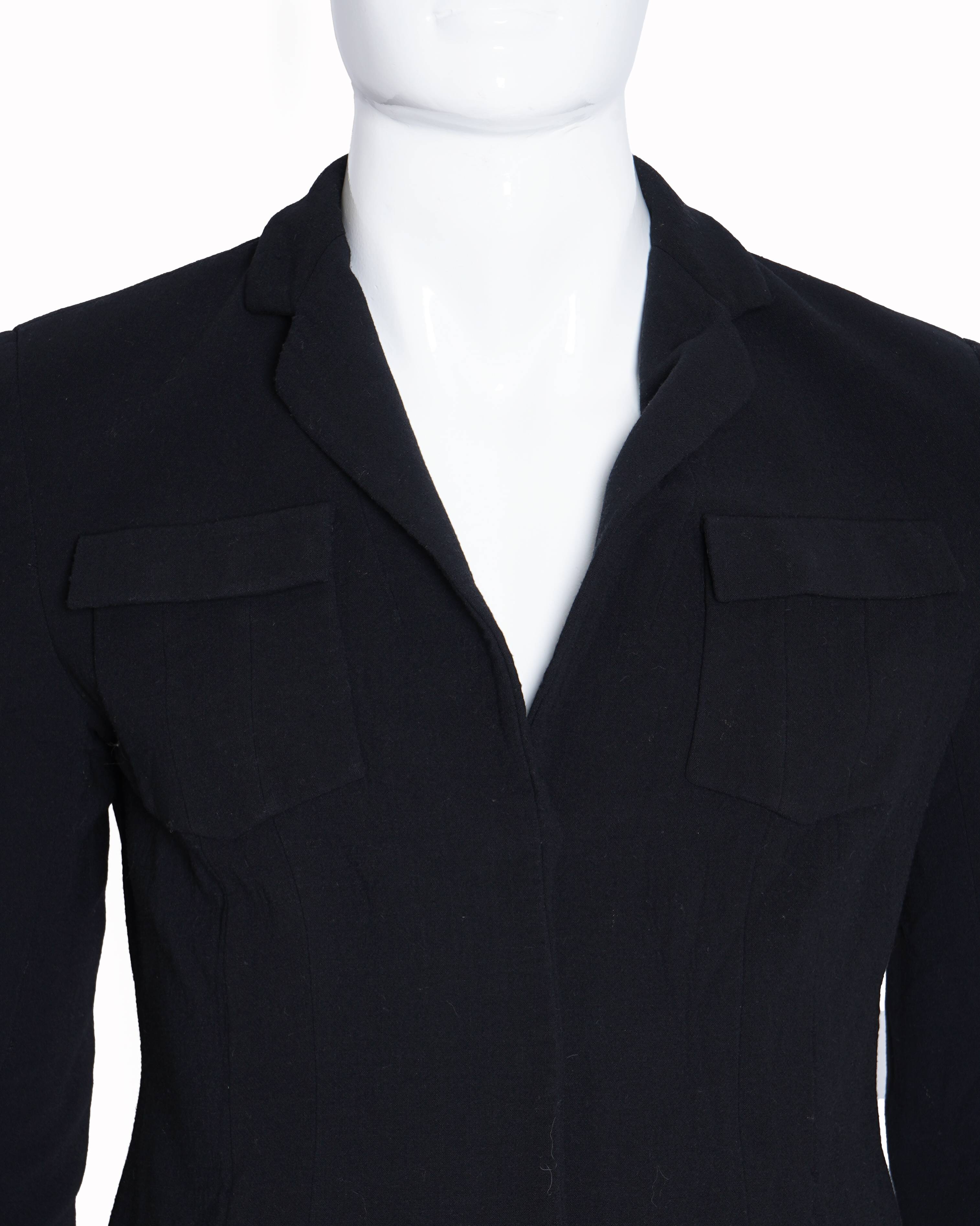 Giorgio Armani Balck Woolen Blazer