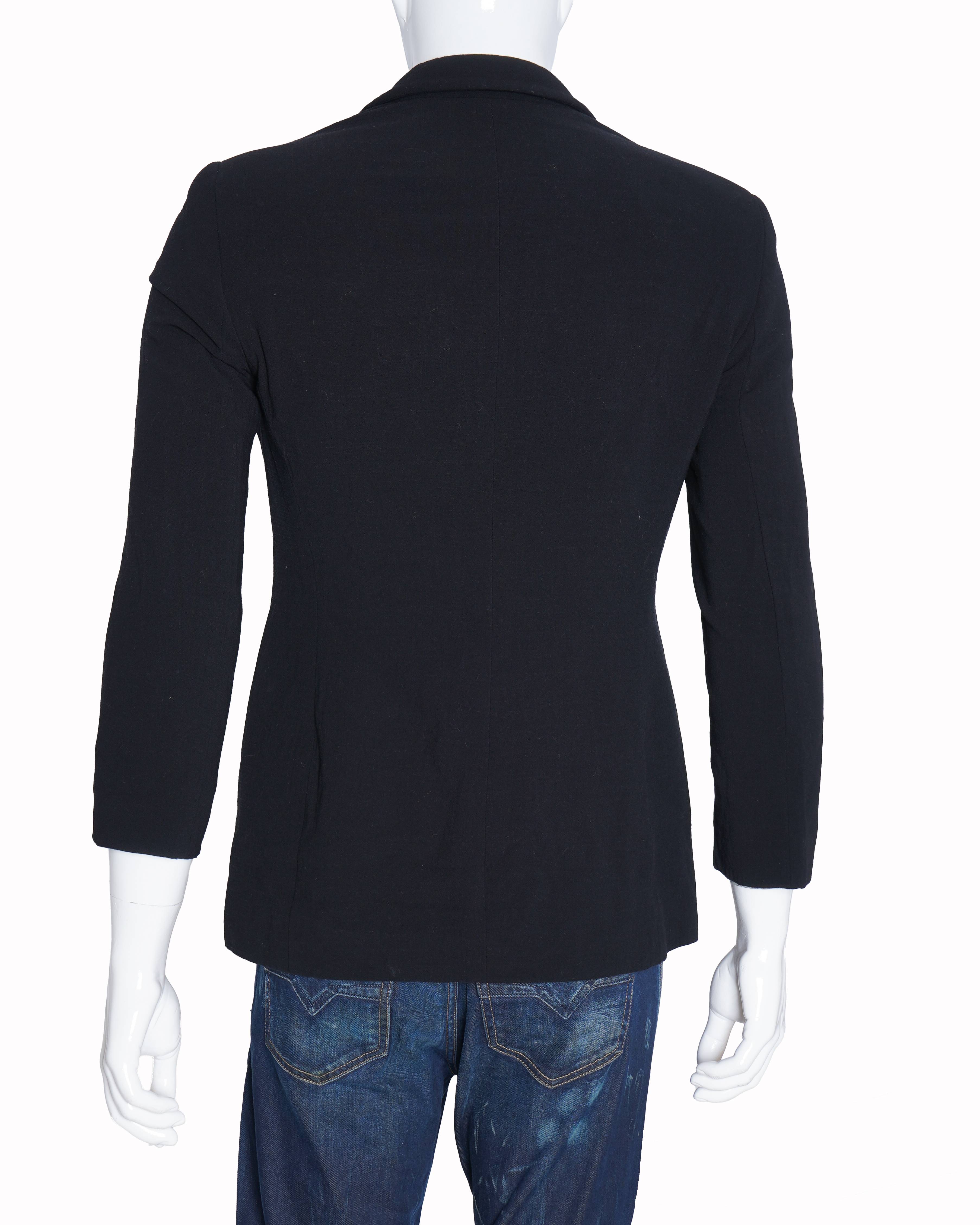 Giorgio Armani Balck Woolen Blazer