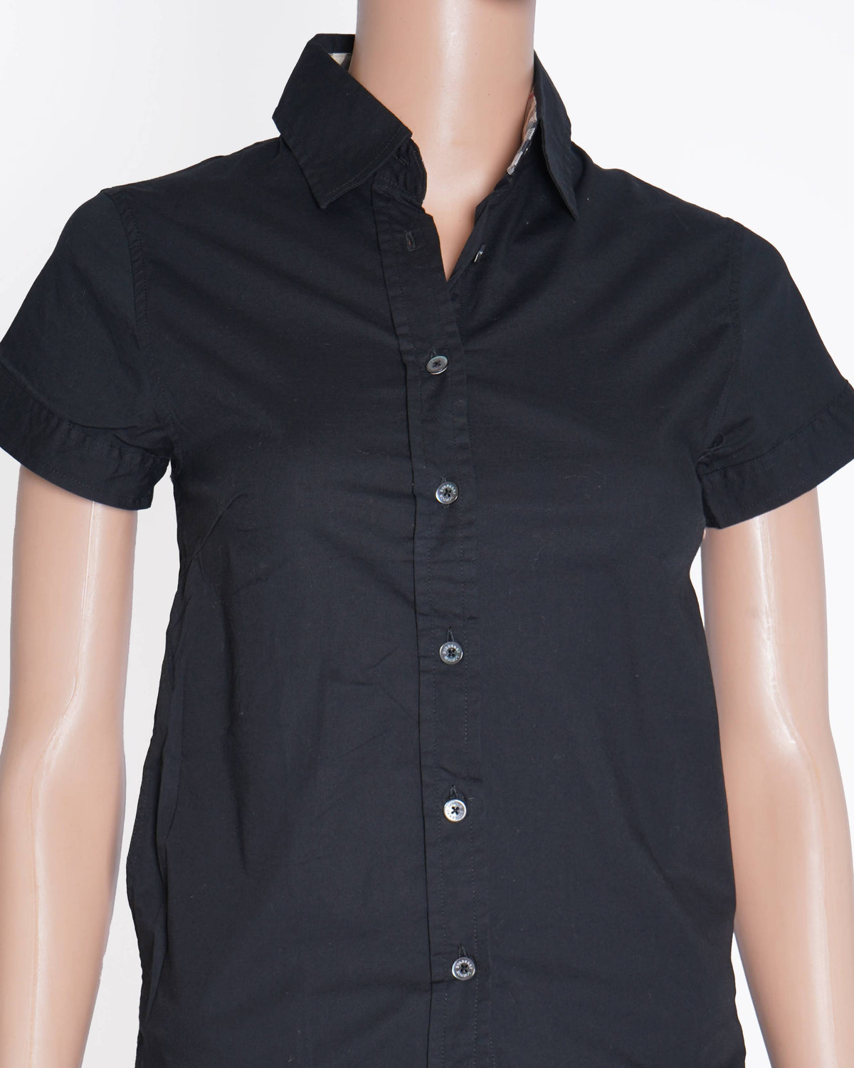 Burberry Black Half Sleeves shirt