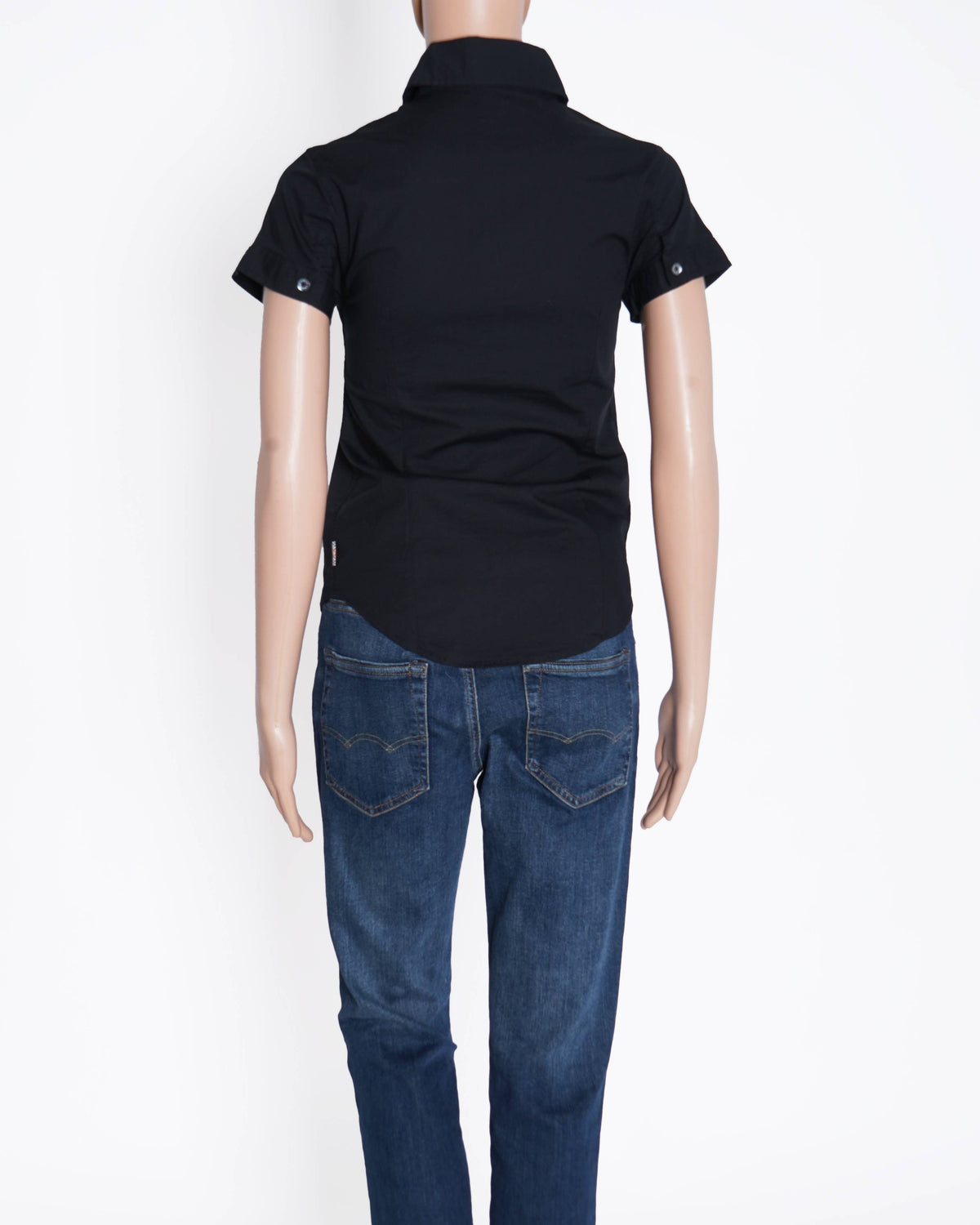 Burberry Black Half Sleeves shirt