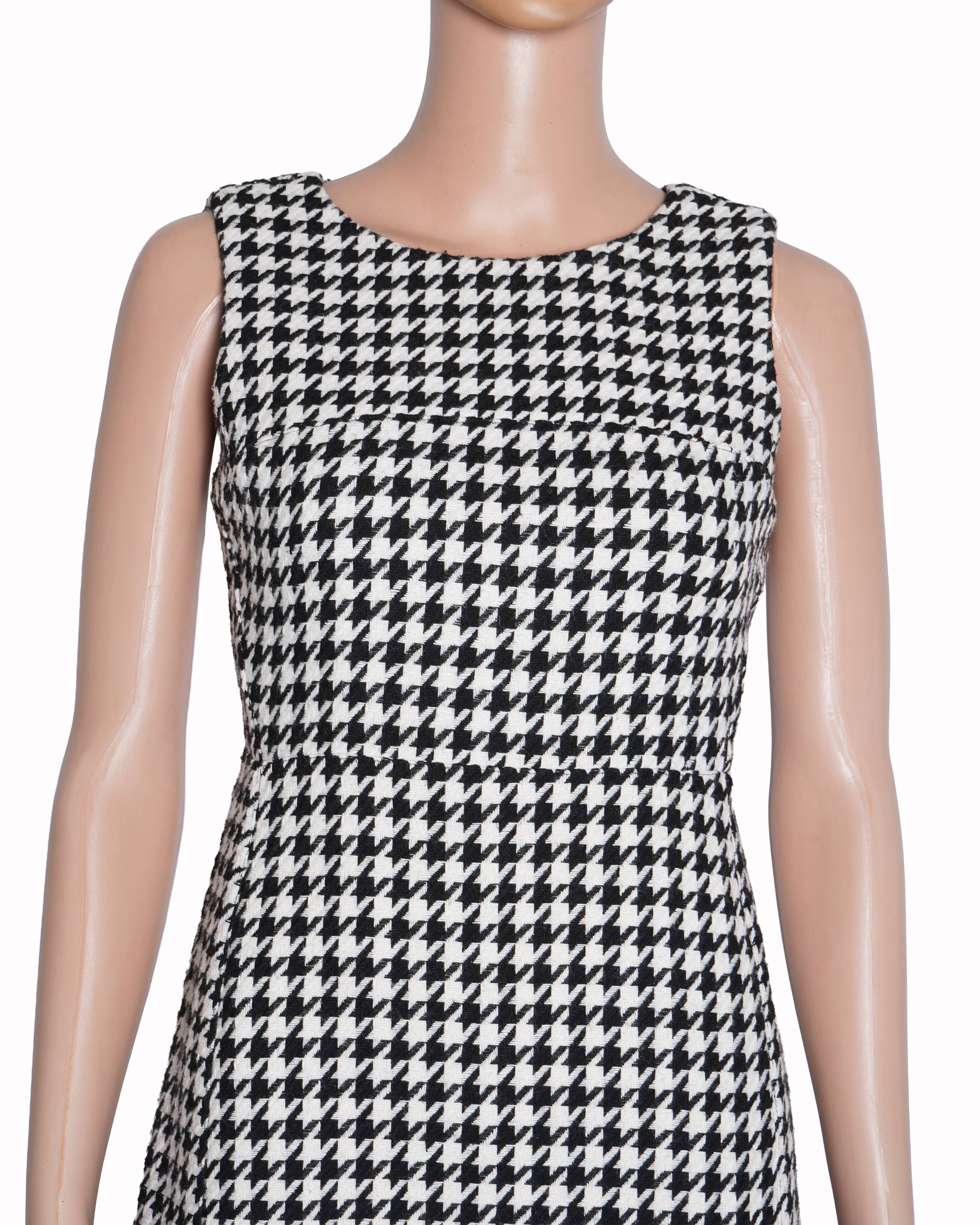 Karl Lagerfeld for Cover Story Hounsdstooth Pattern Mini Dress
