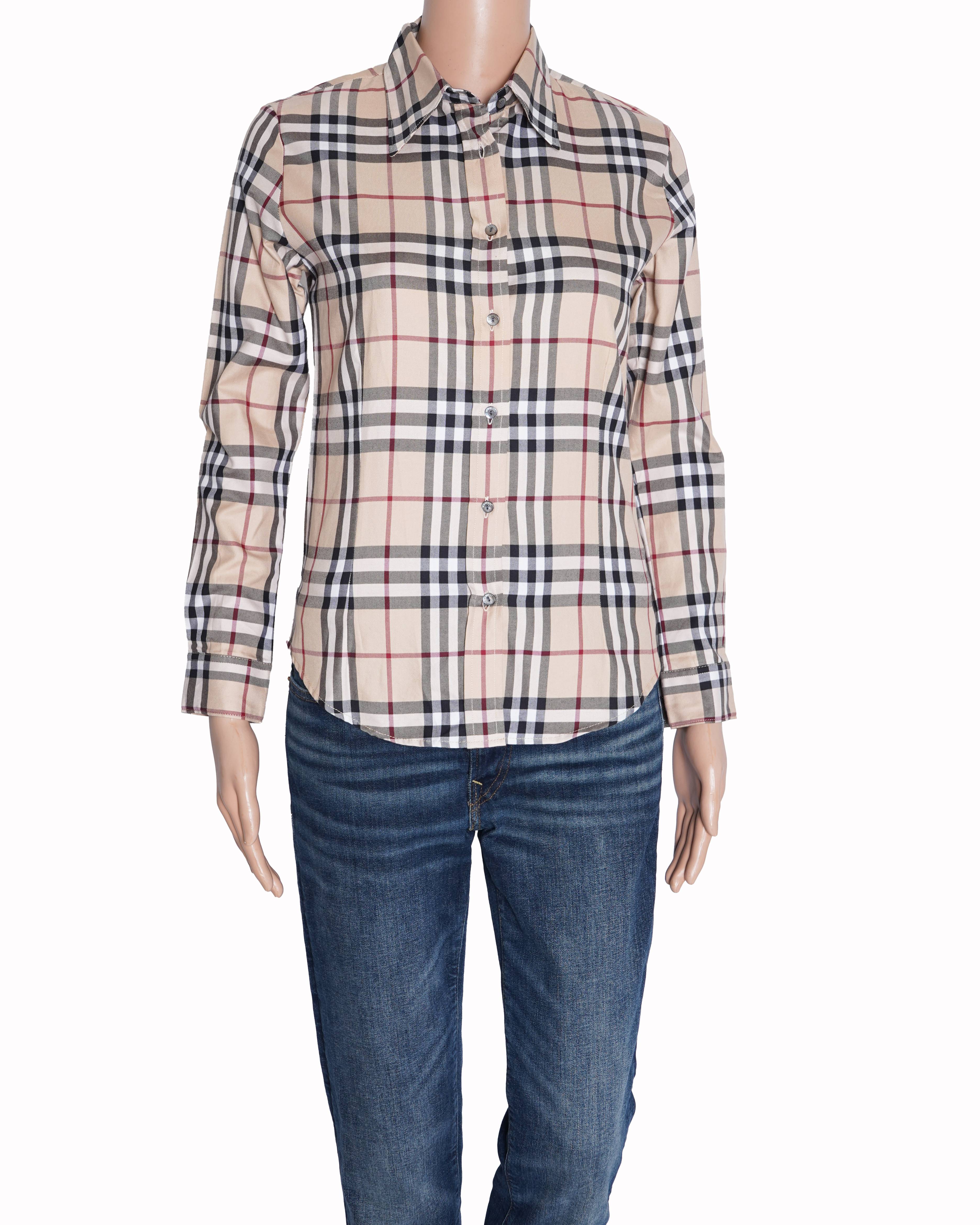 Burberry Women's oversized long sleeves shirt