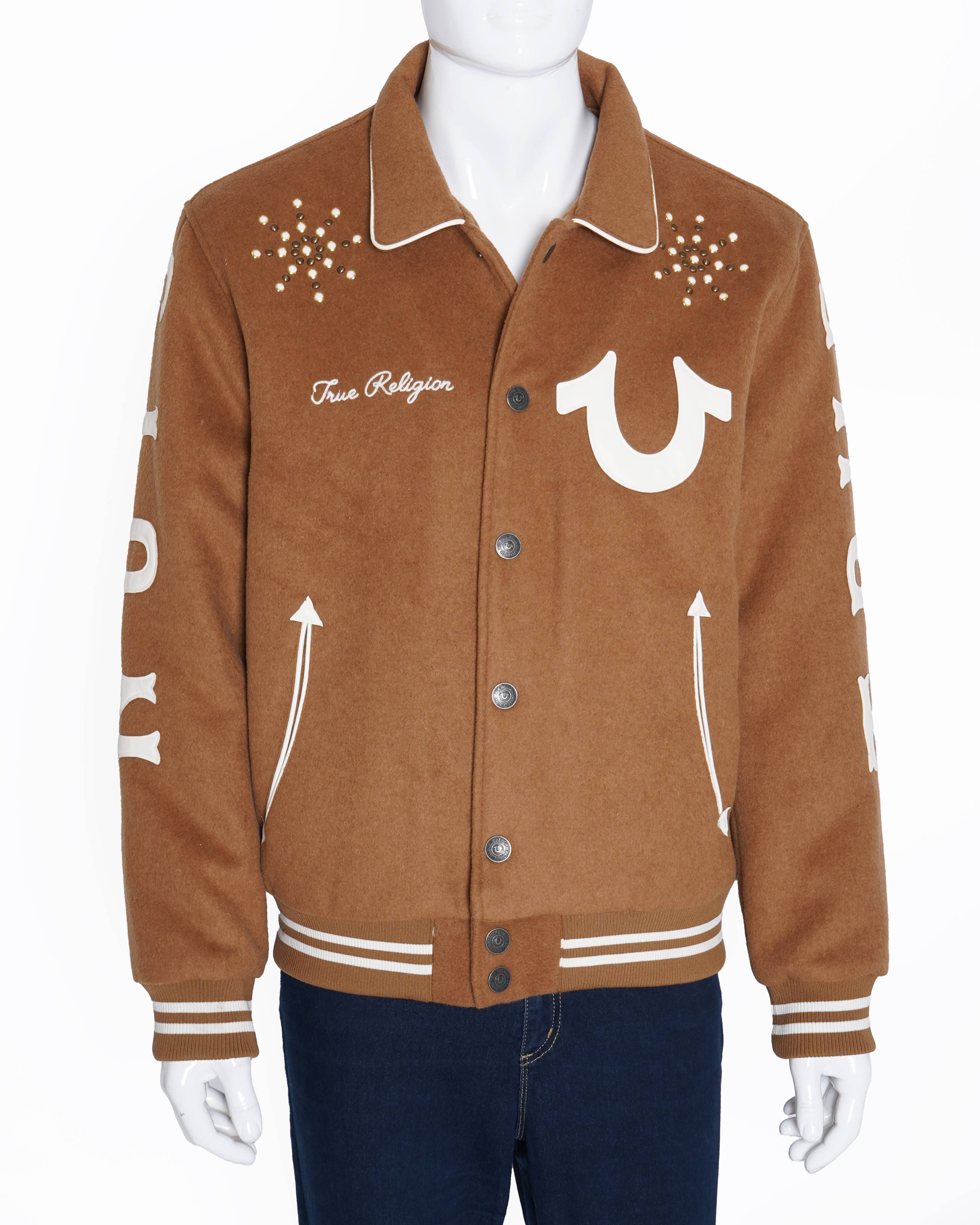 True religion 
Varsity jacket (Unisex)