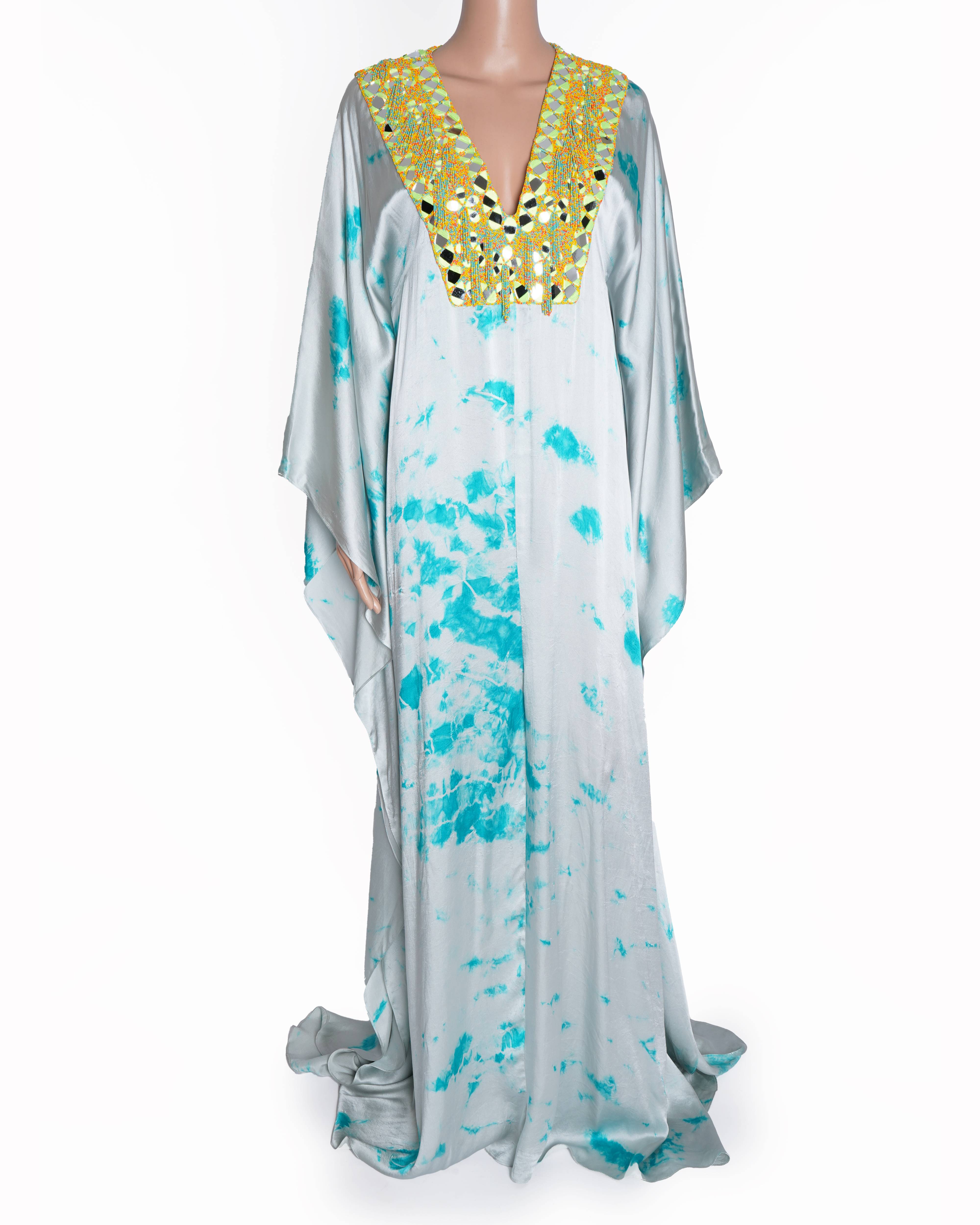 New Akanksha Gajria Dual Aqua Shaded Kaftan