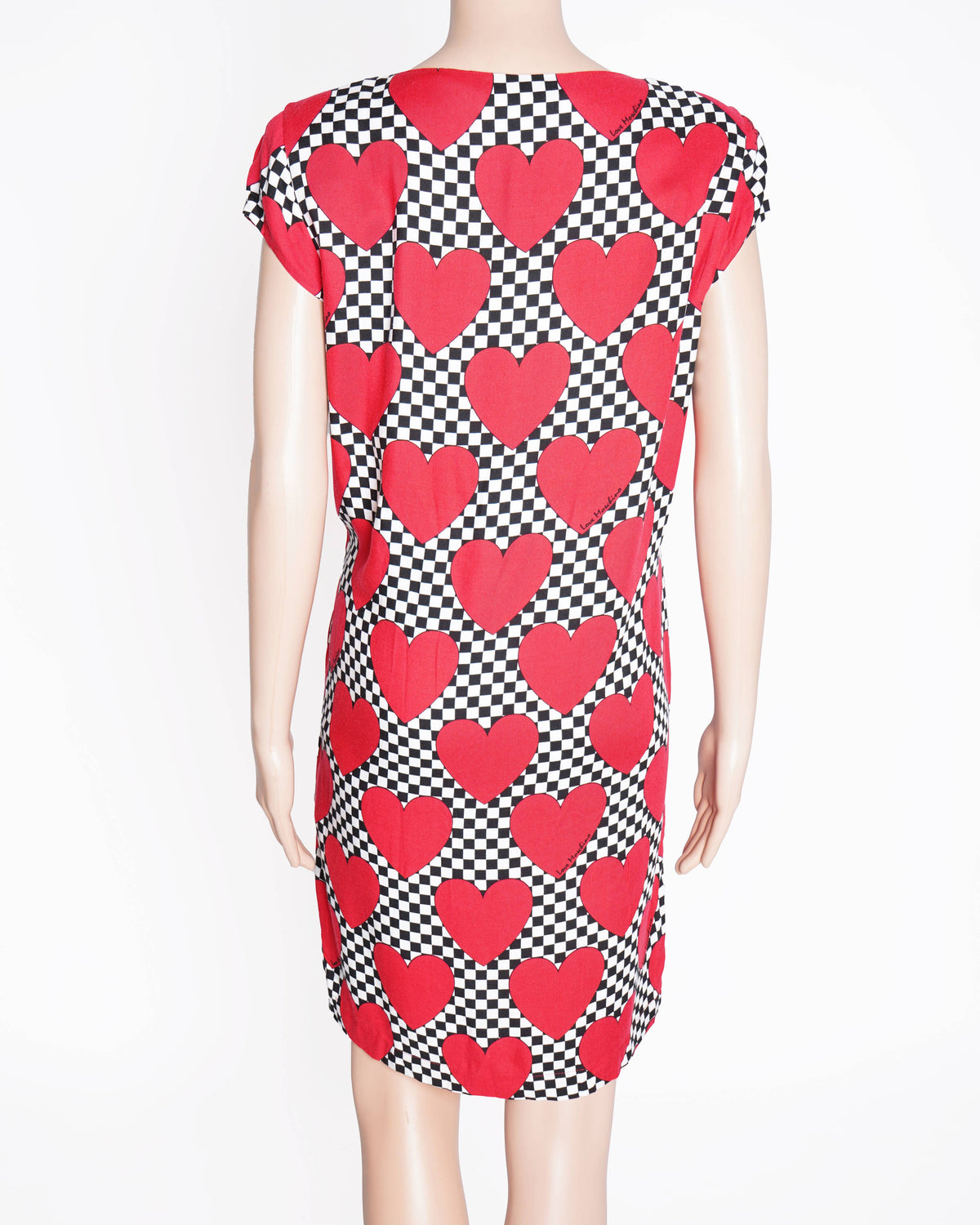 New Love moschino printed hearts dress