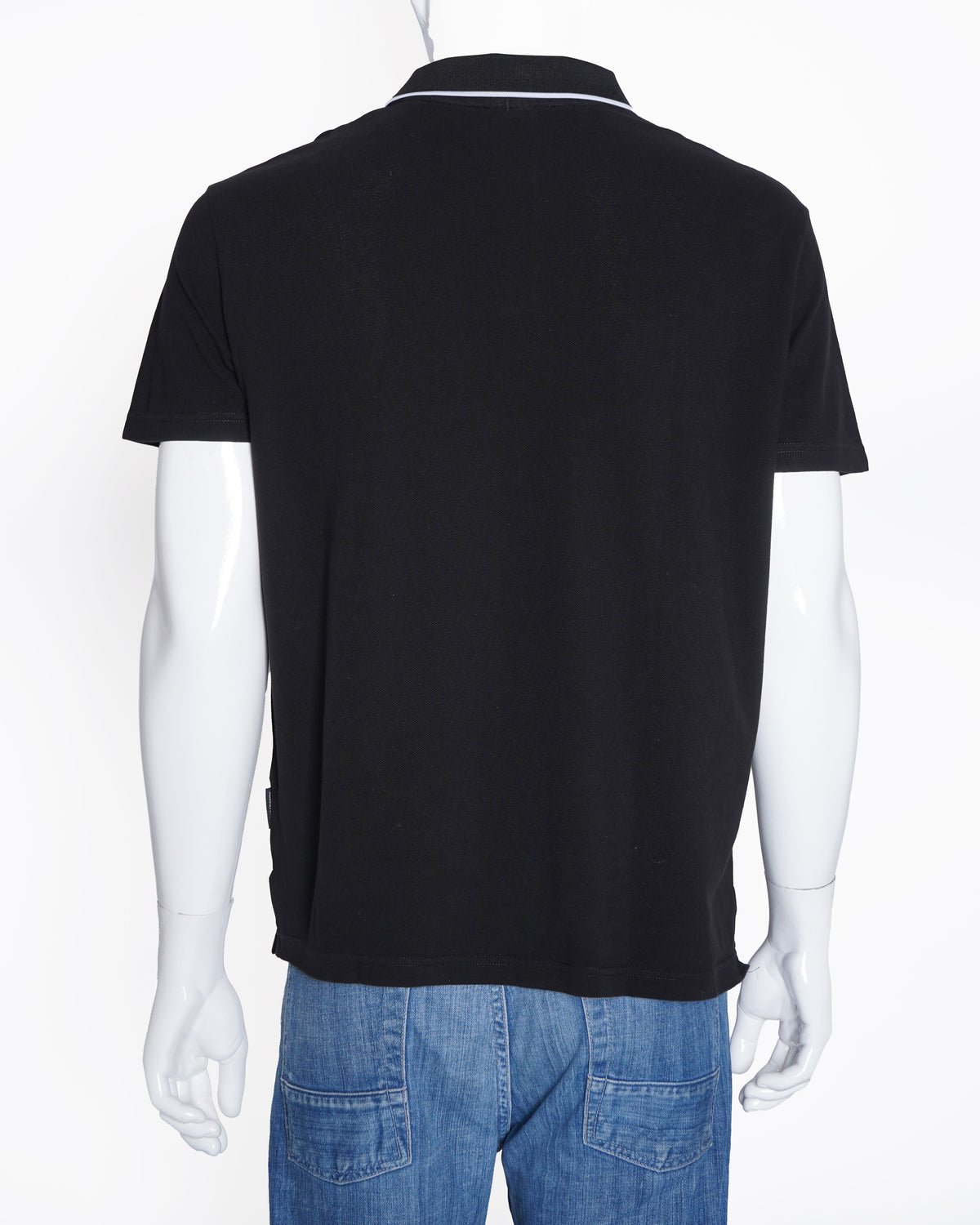 Armani exchange contrast tipping regular fit polo