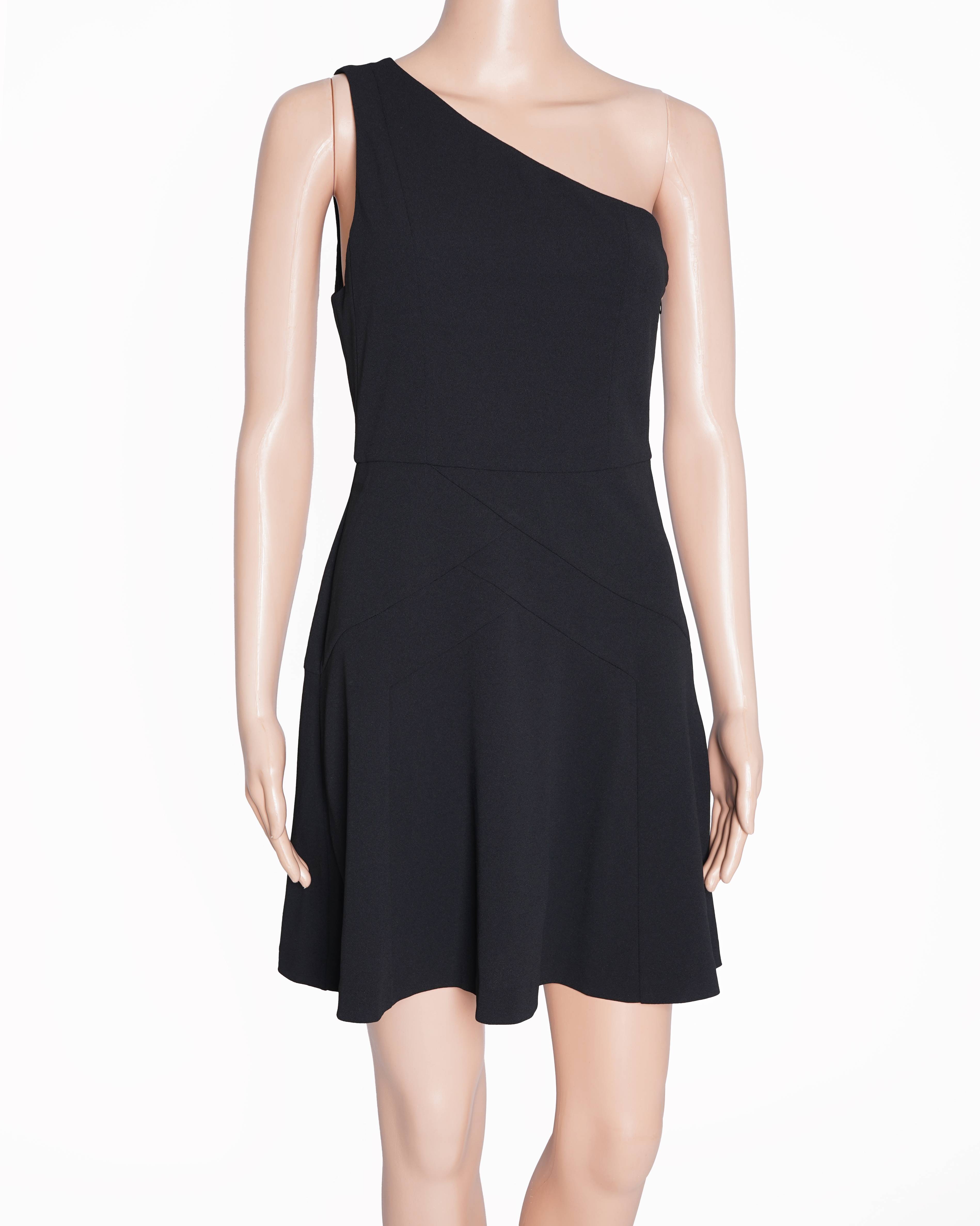BCBGeneration Single SHoulder Dress In Black