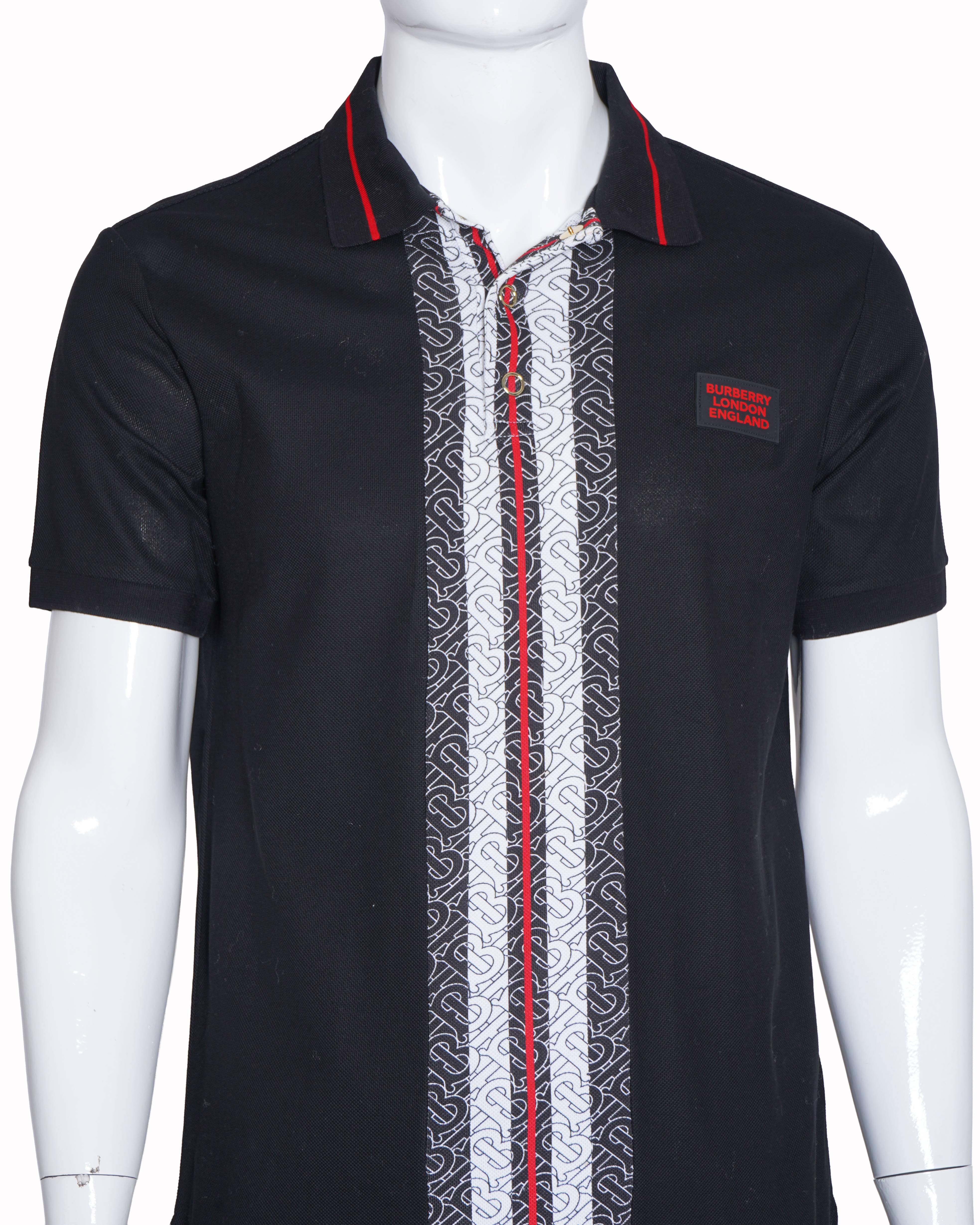 Burberry tb logo print polo tshirt for men