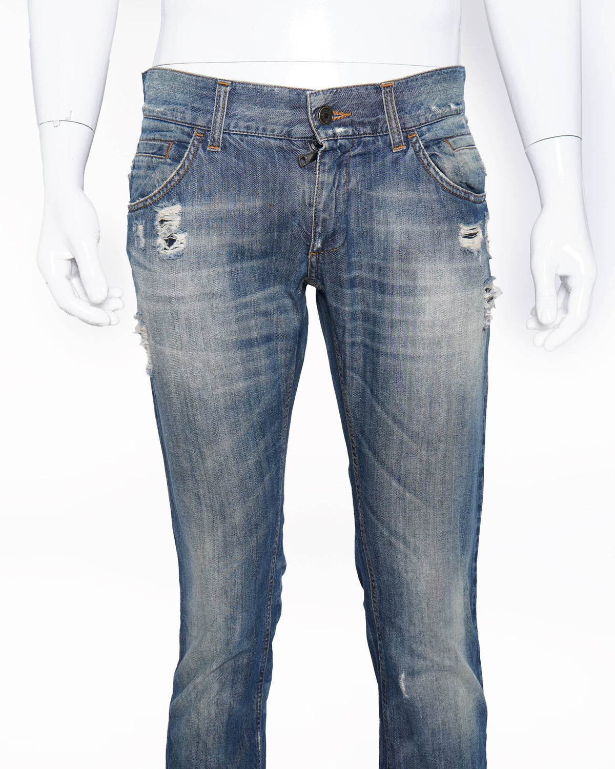 Dolce & Gabbana 
Distressed Jeans