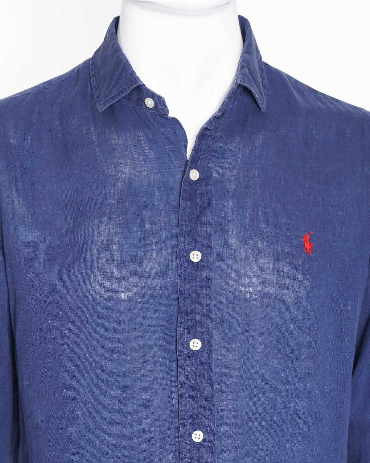 Polo By Ralph Lauren Men's Button Down Shirt In Dark Blue