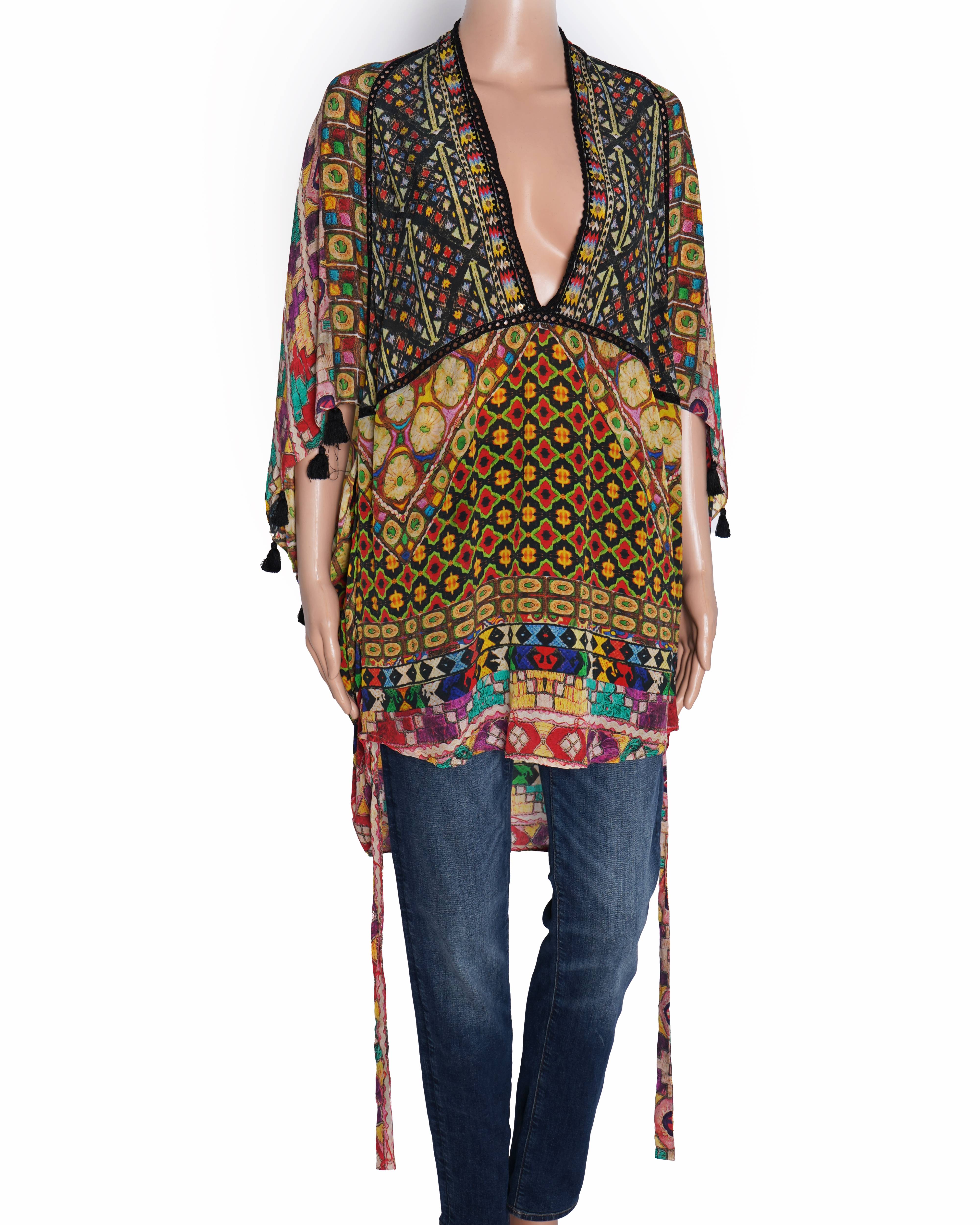 Hemant & Nandita  Printed Kaftan top