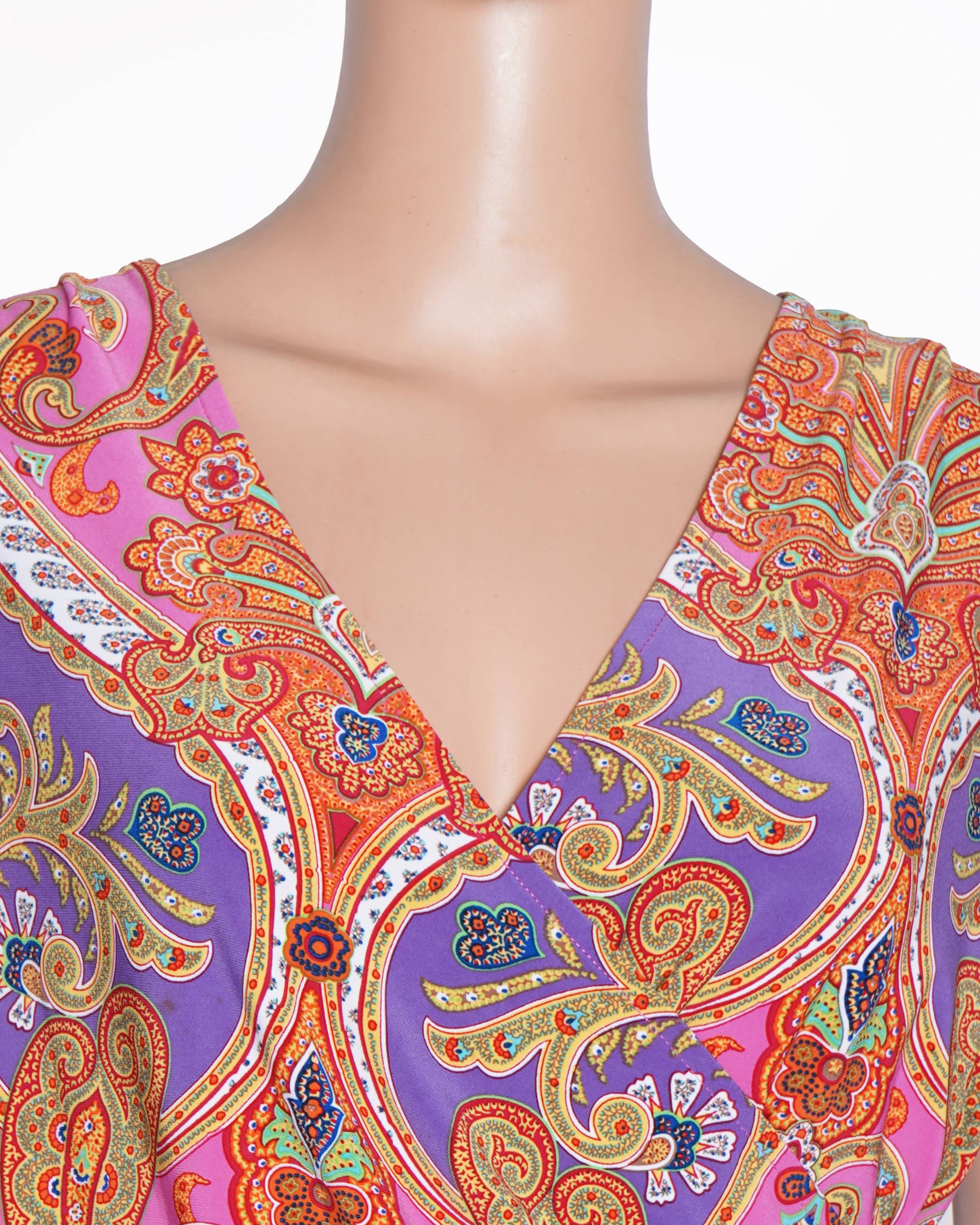 Ralph Lauren V Neck Printed Top
