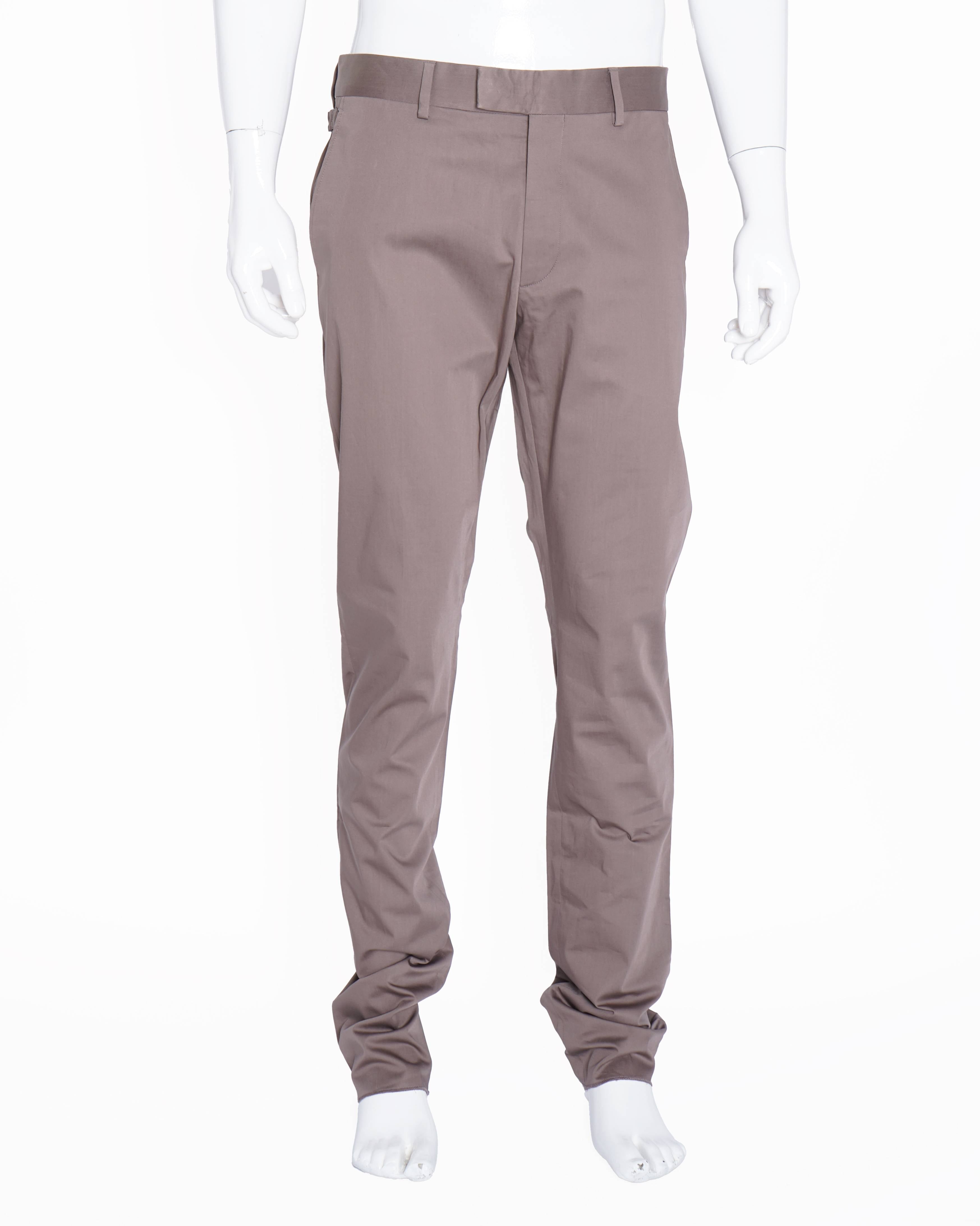 Louis Vuitton Men's Formal Pants In Brown
