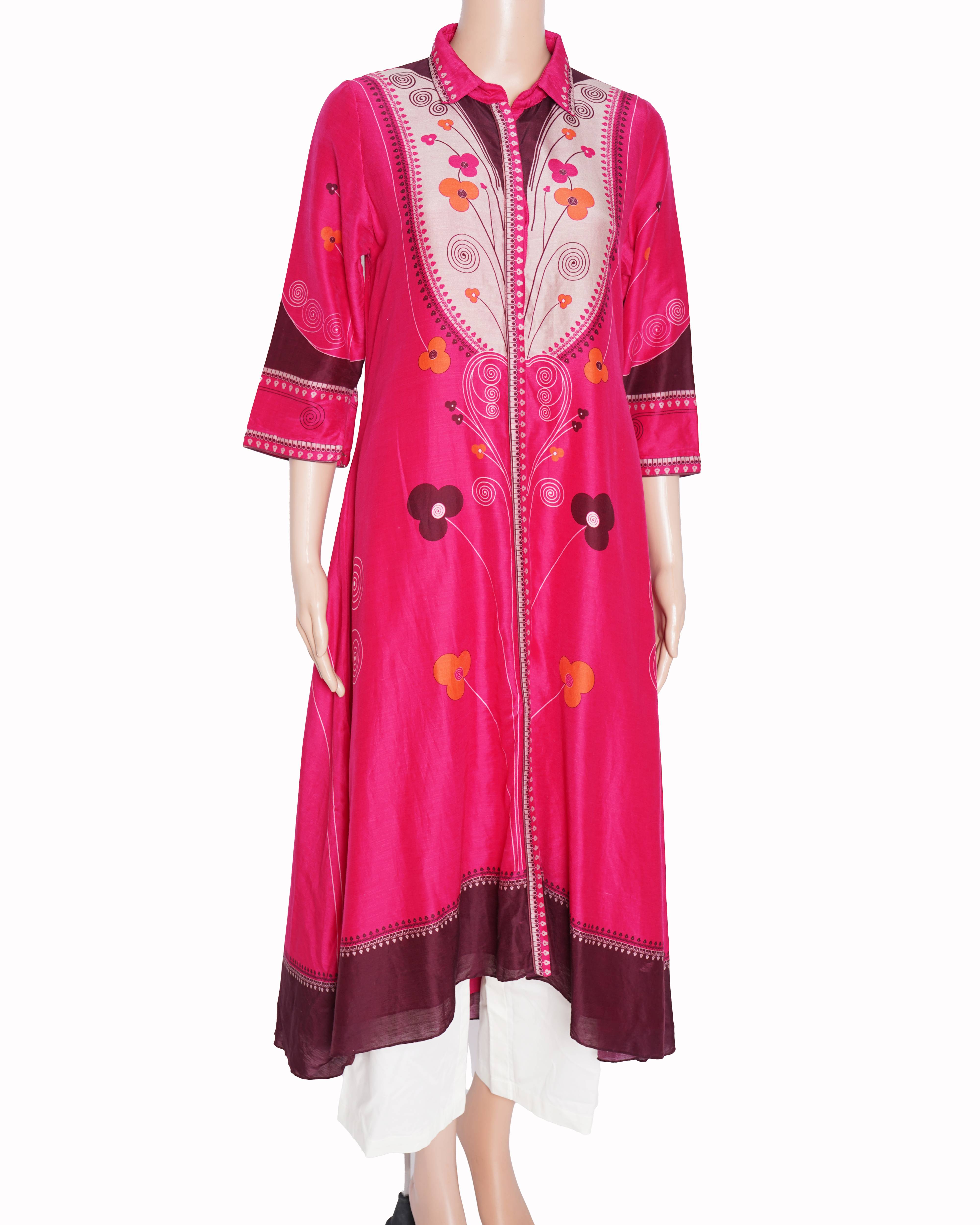 AMPM fuschia printed tunic