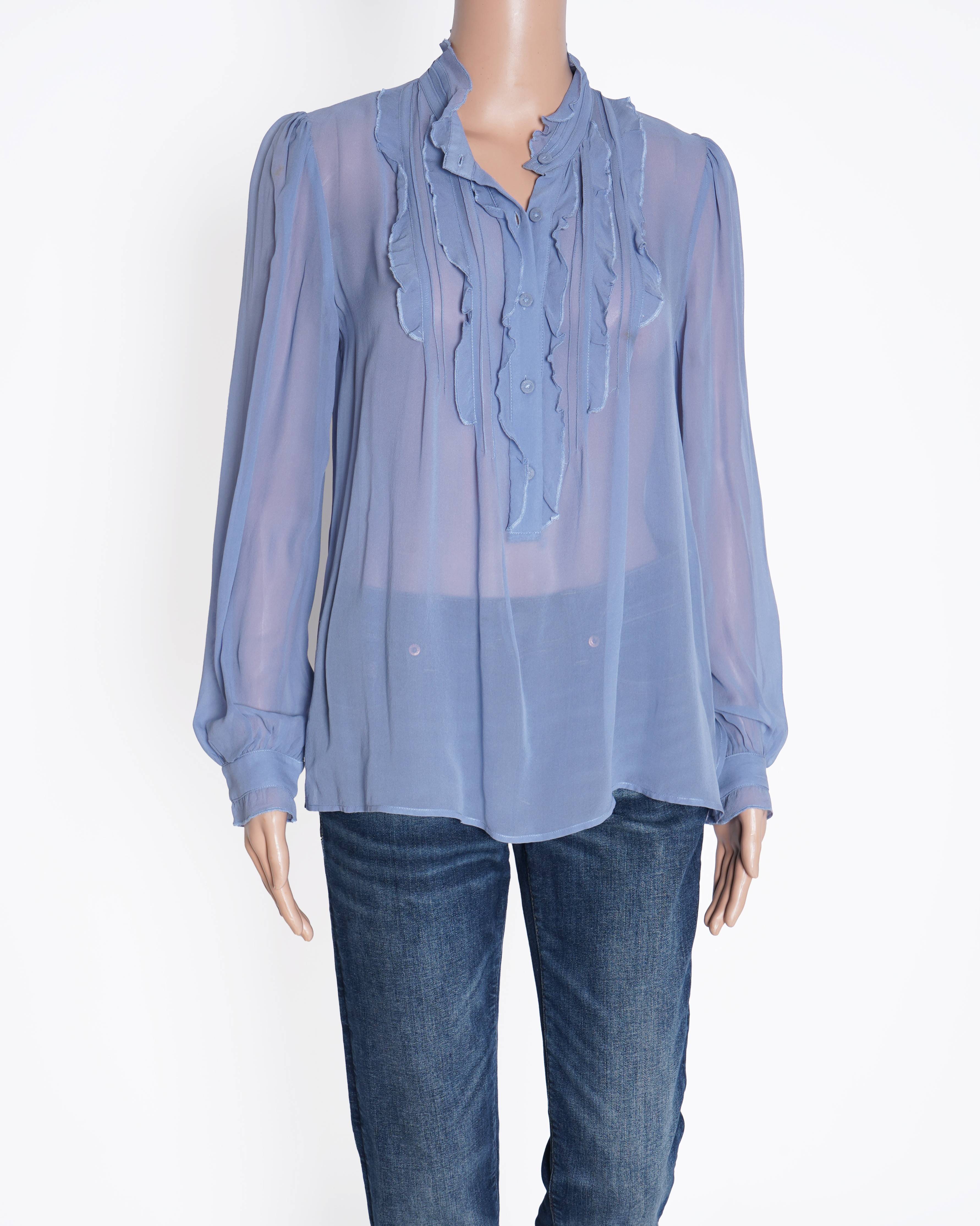 BCBGMaxAzria Light Blue top