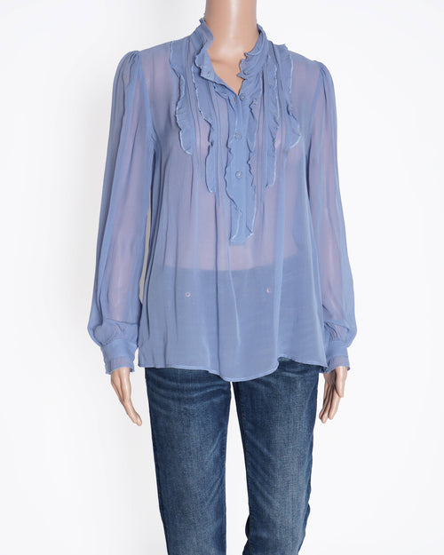 BCBGMaxAzria Light Blue top