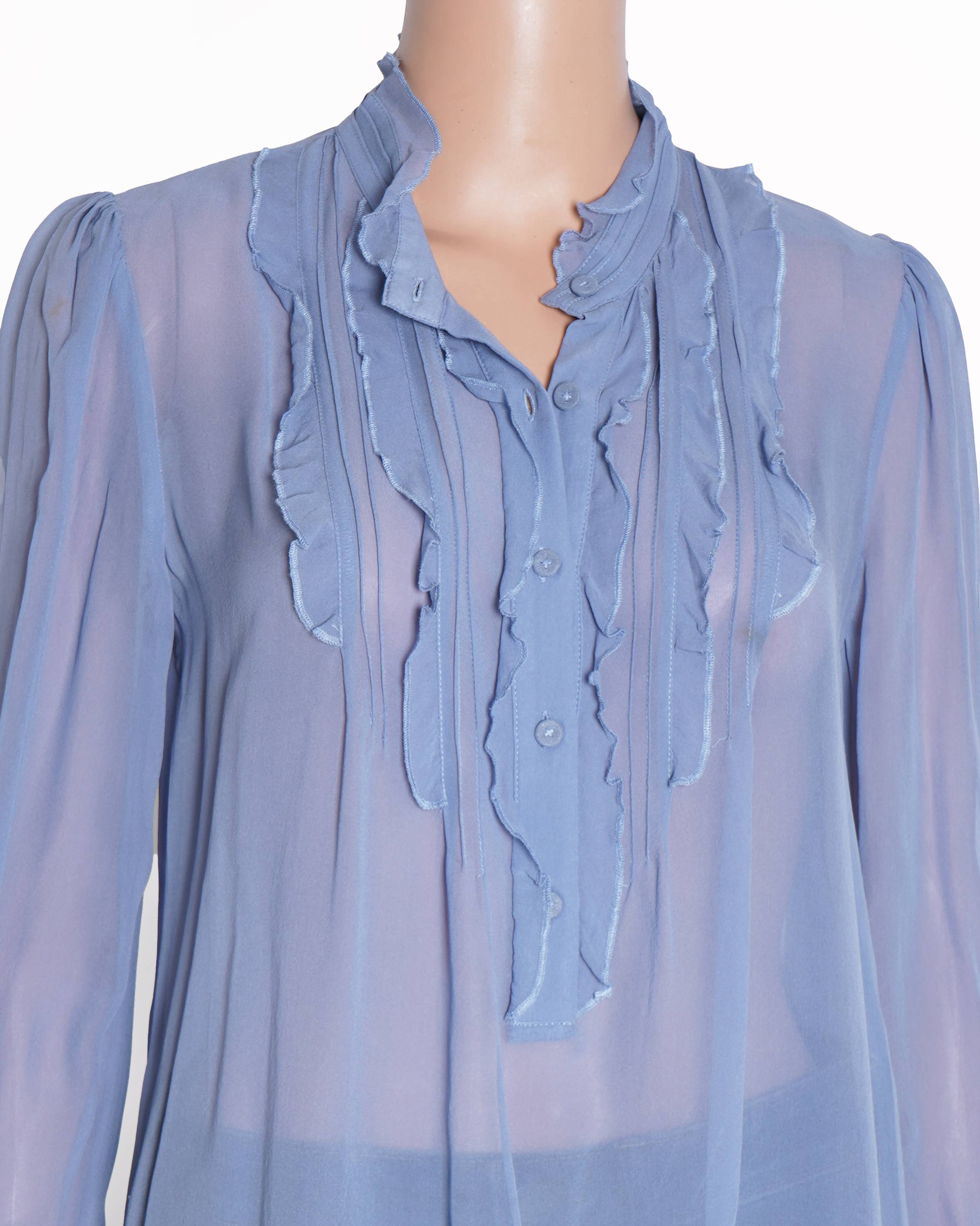 BCBGMaxAzria Light Blue top