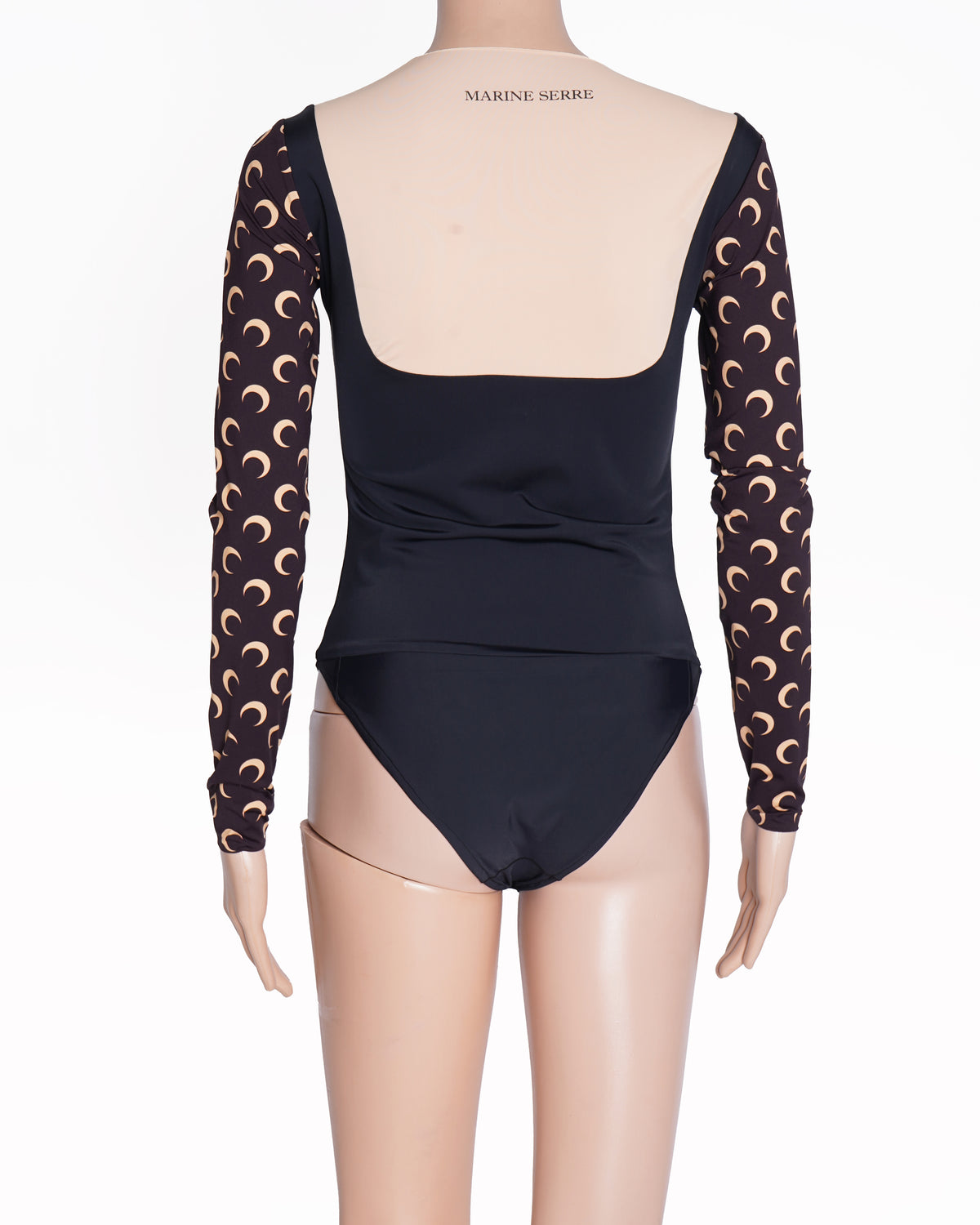 Marine serre long sleeve bodysuit