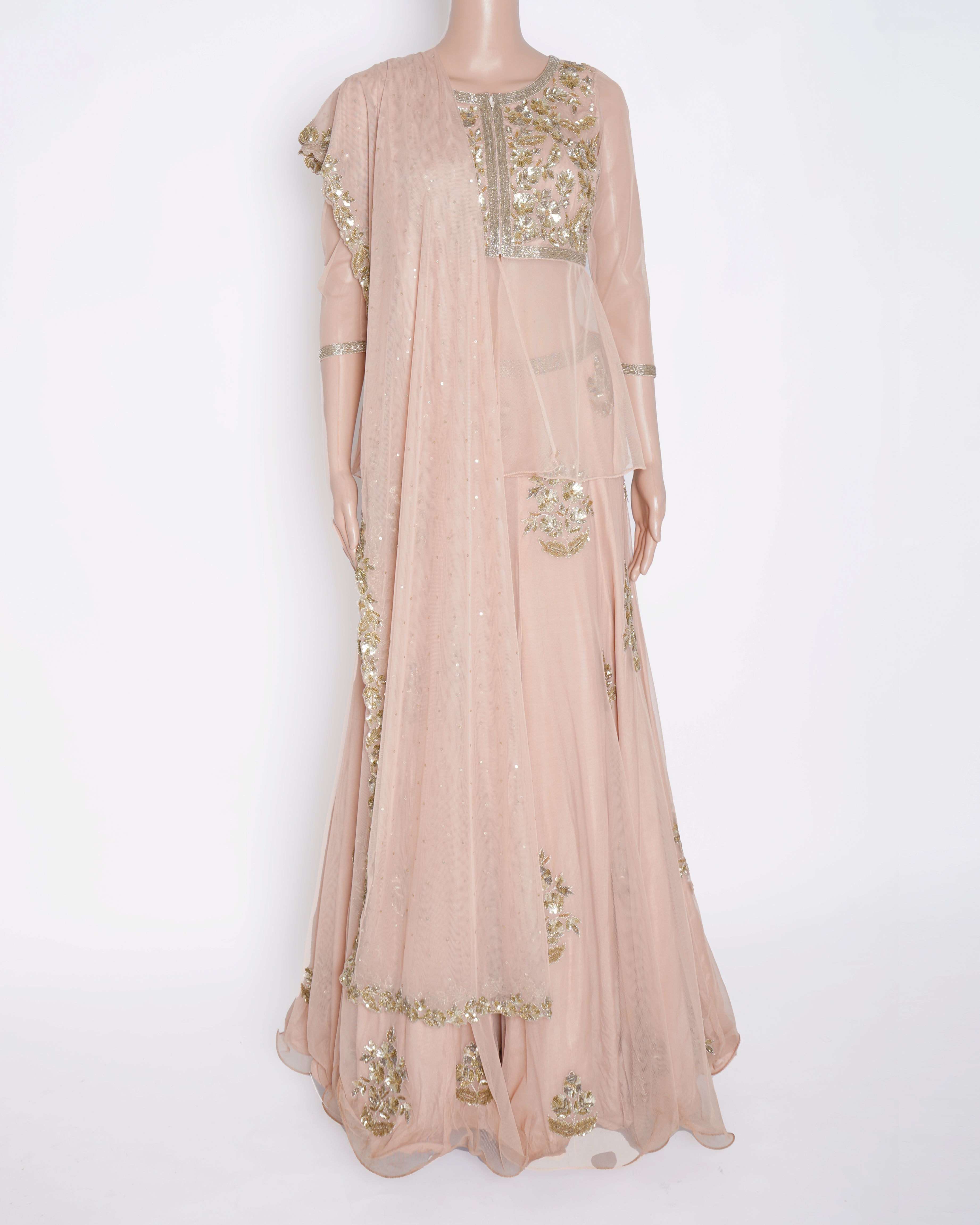 Malasa Lehenga set In Peach