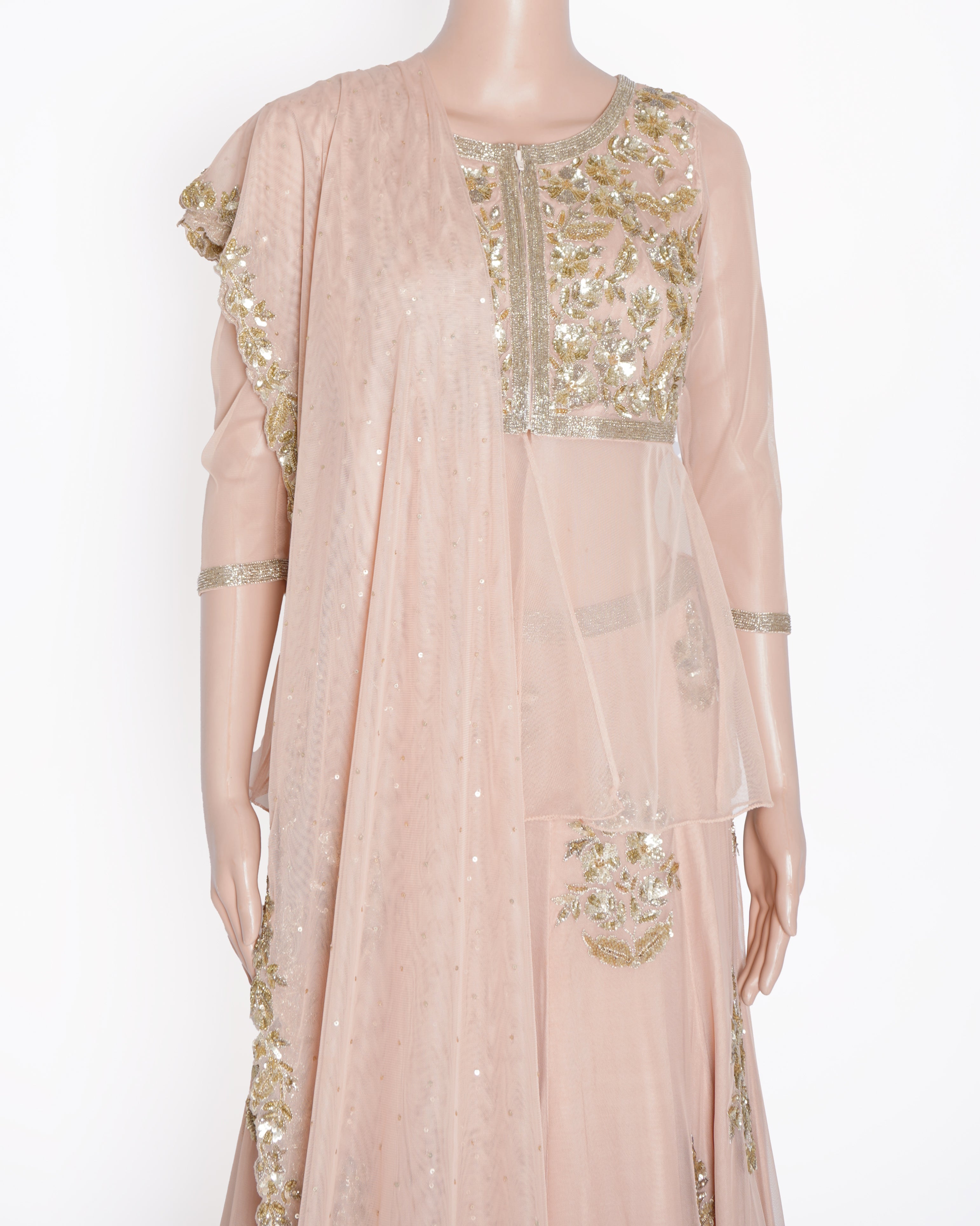 Malasa Lehenga set In Peach
