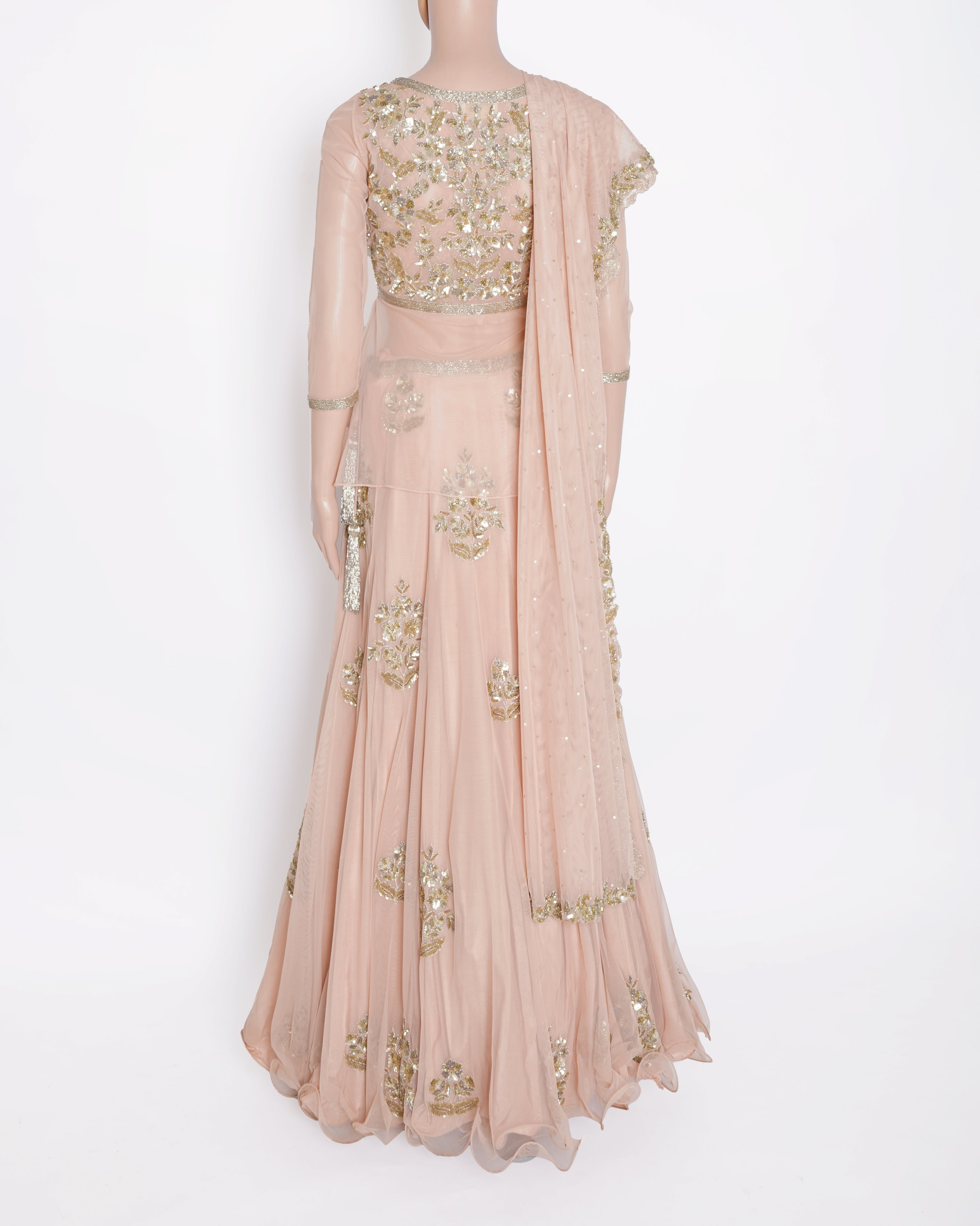 Malasa Lehenga set In Peach