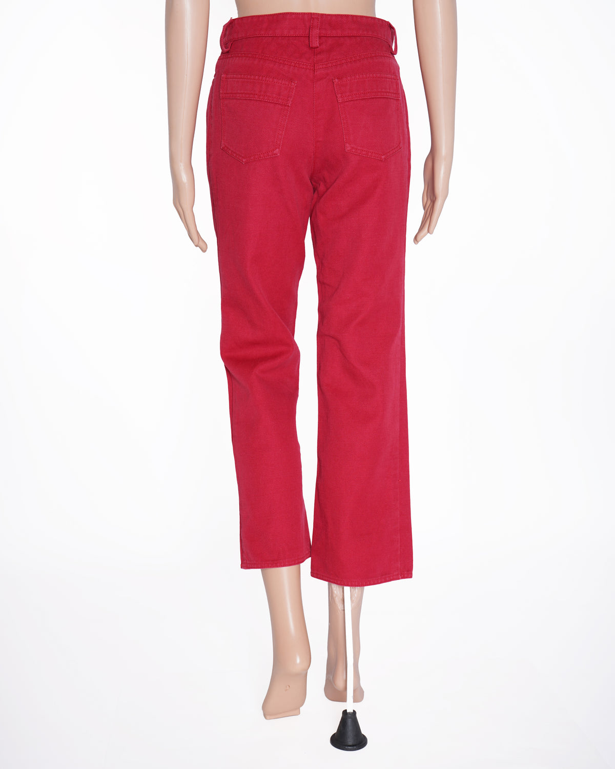 Louis Vuitton Red Denim pants
