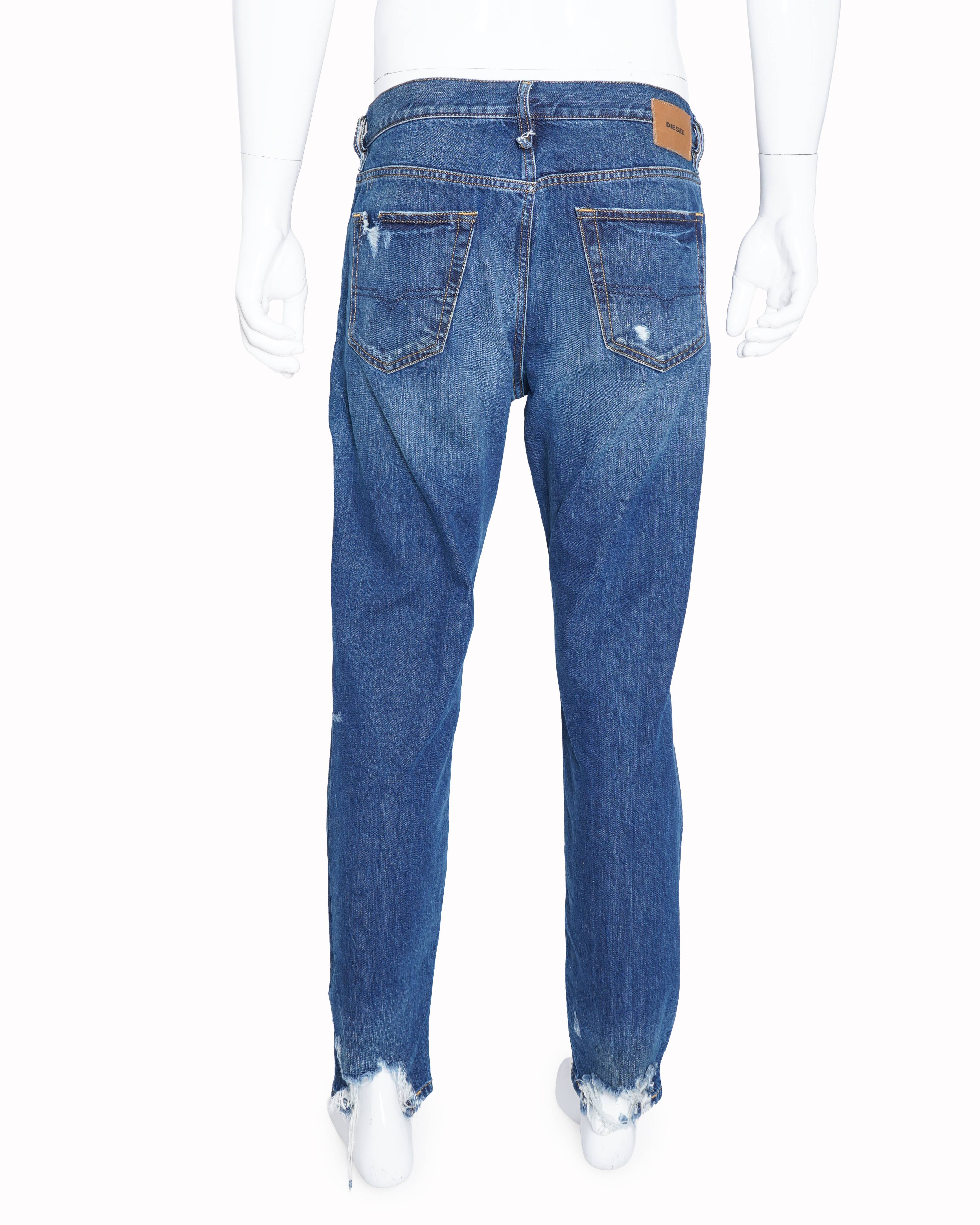 Diesel men's distressed denim pants
