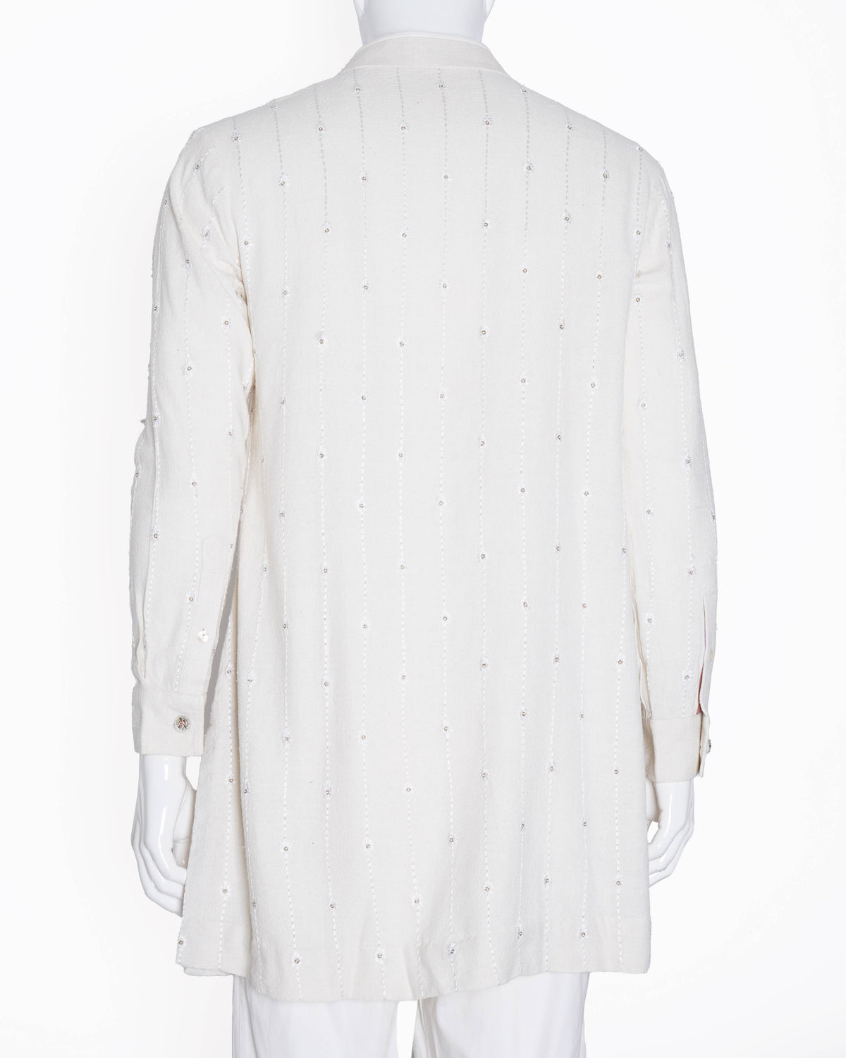 Shantanu & Nikhil Cream Embroidered kurta