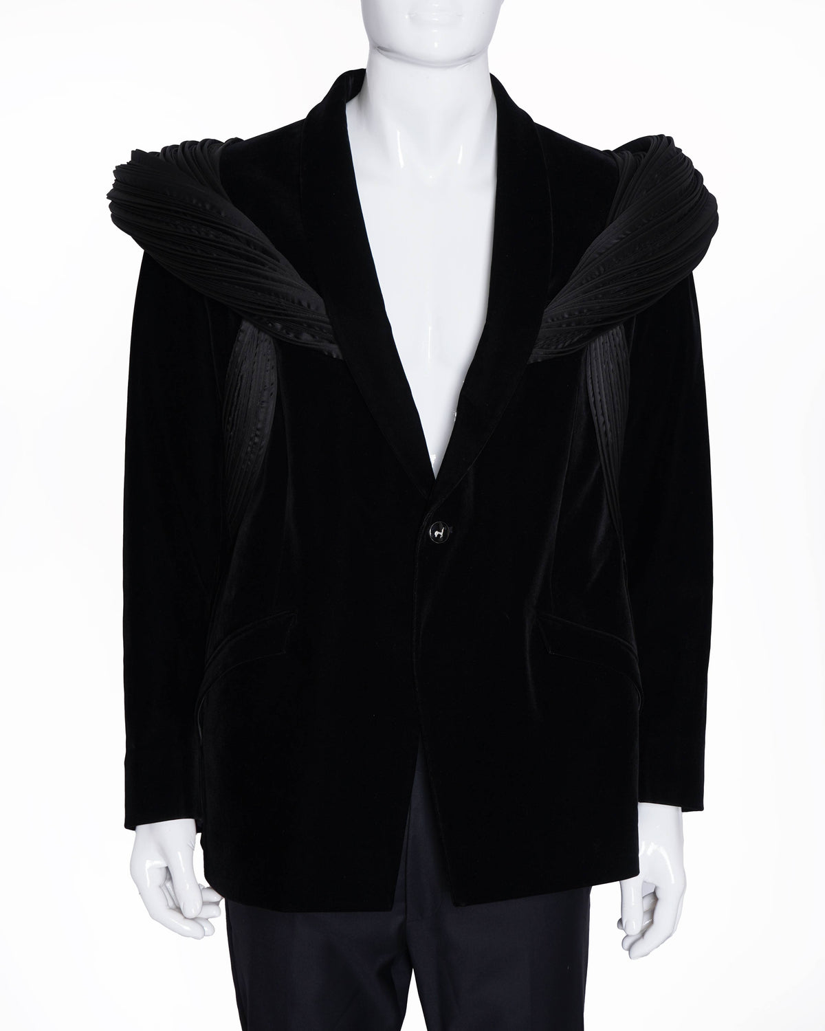 Gaurav Gupta Structured Signature
Black blazer