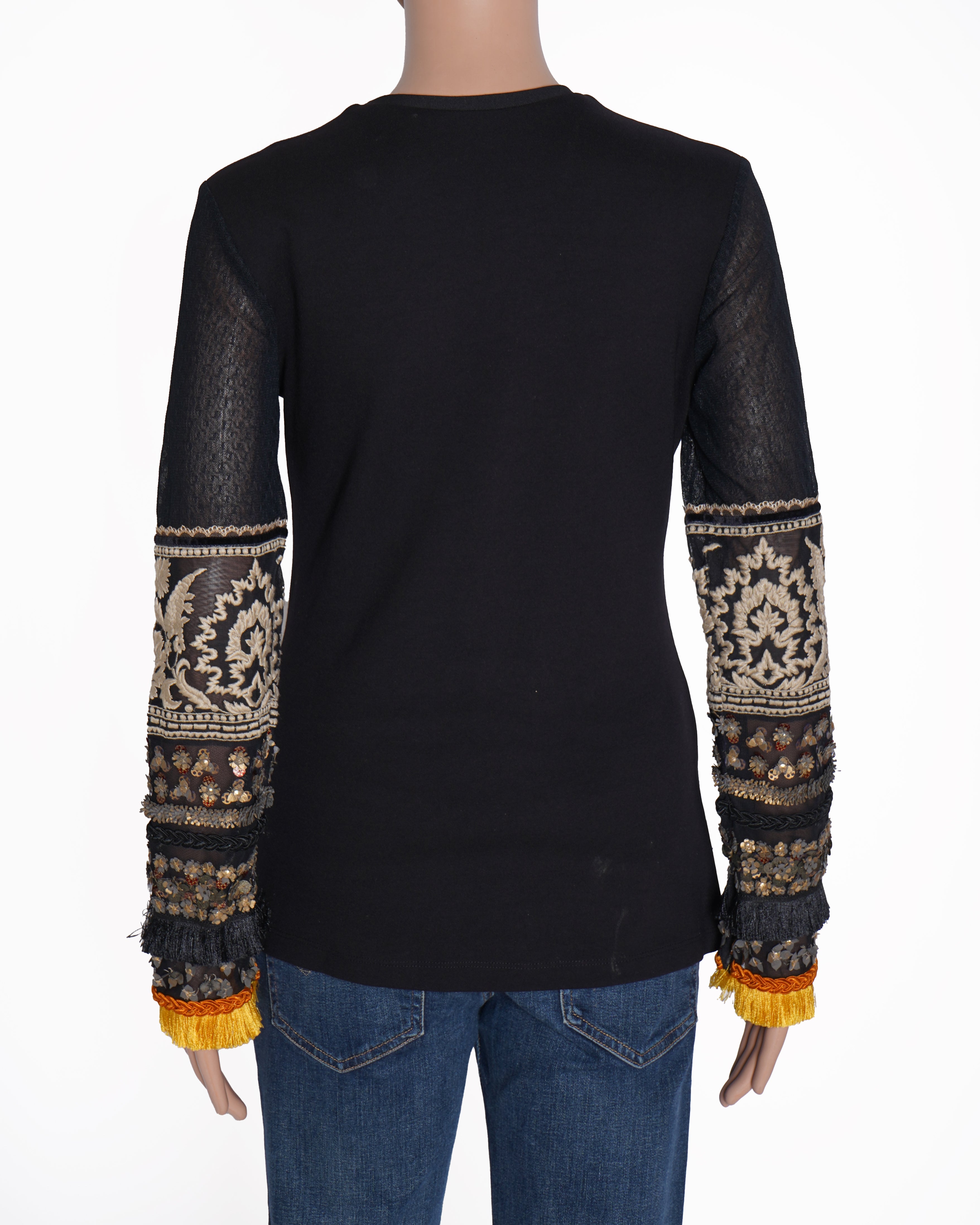 Tarun Tahiliani Embroidered Full Sleeve Top