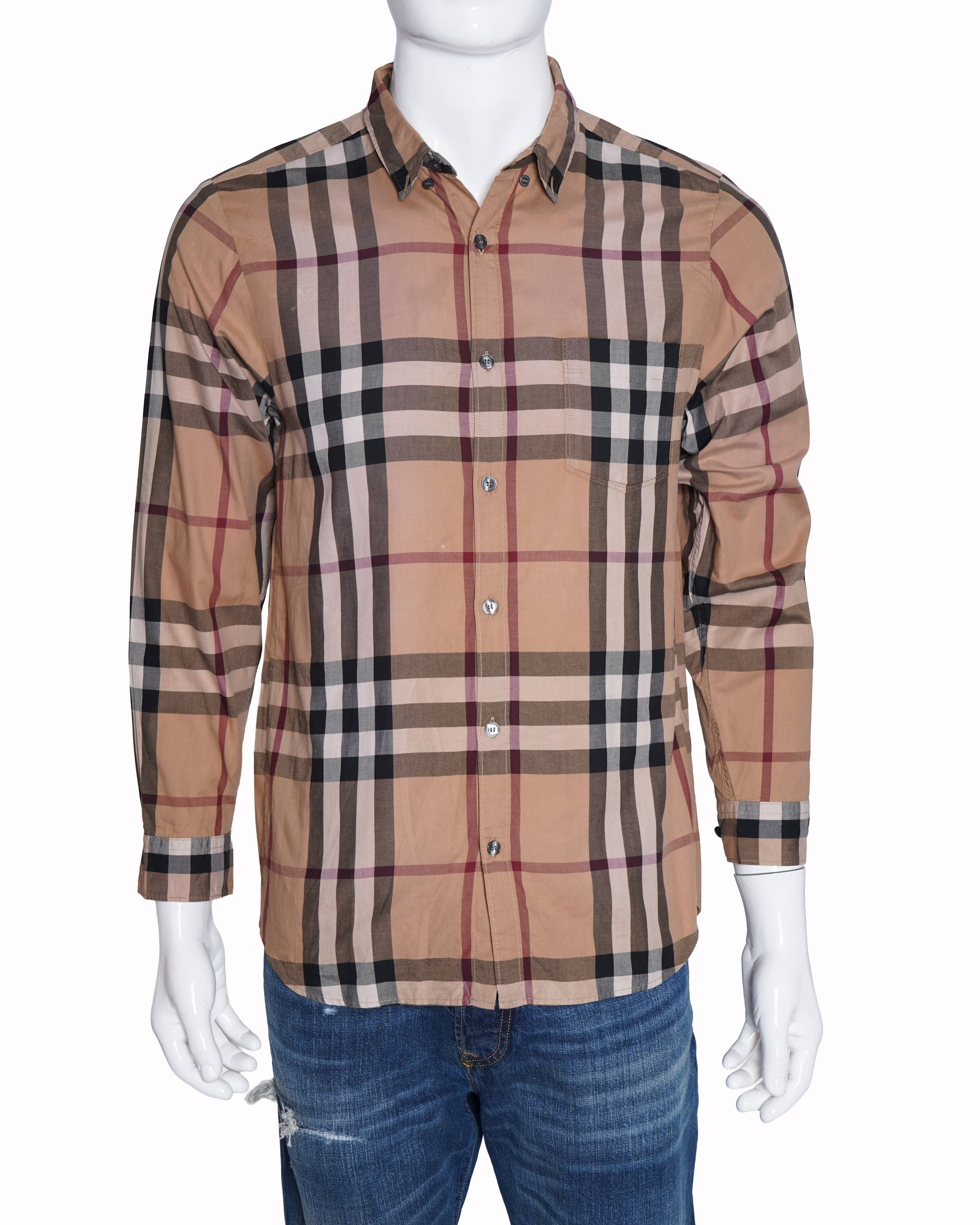 Burberry brit nova checkered shirt