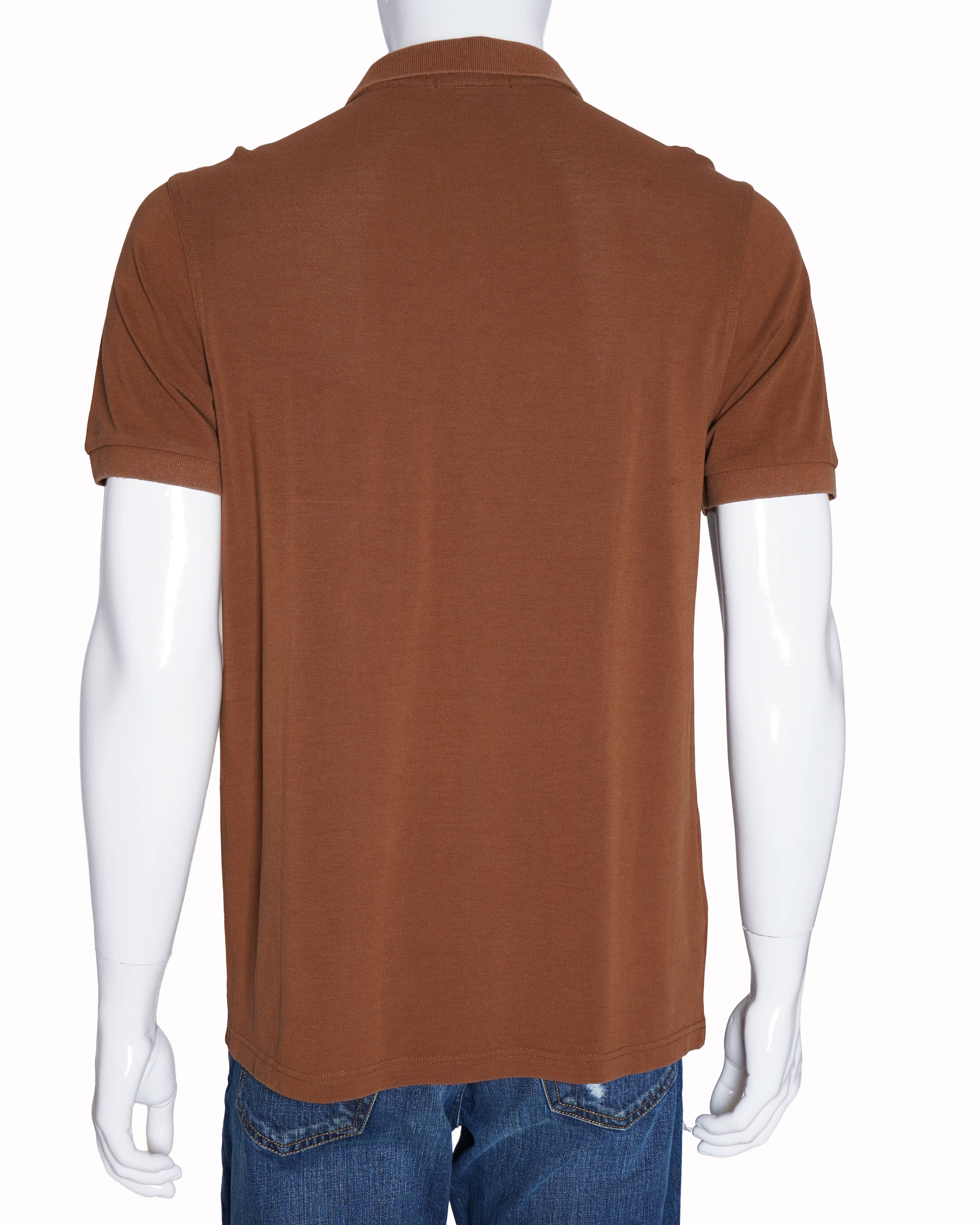 Fred perry brown polo tshirt