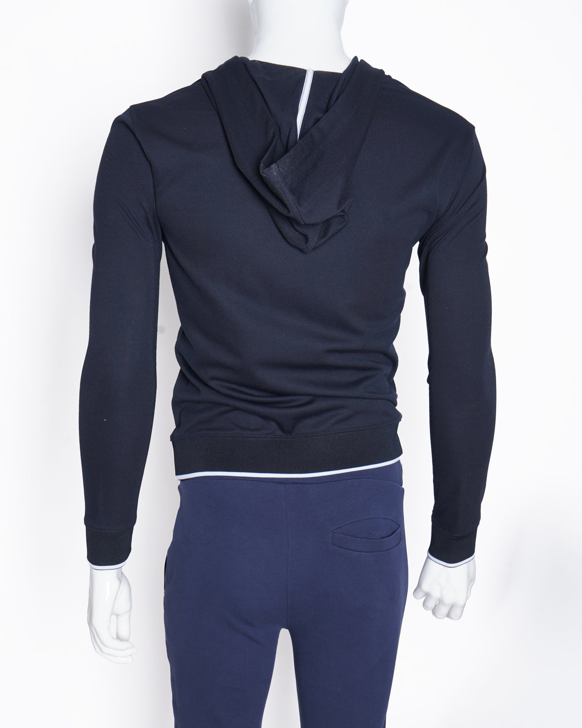 Armani Exchange Hooded zipper jacket In Black