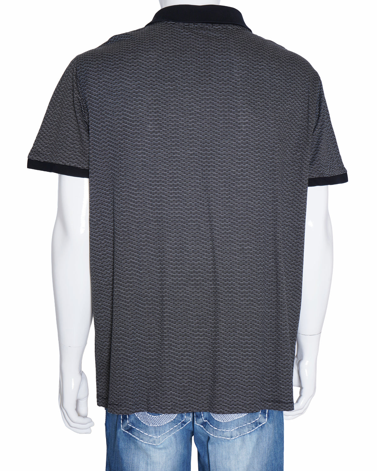 Boss By Hugo Boss Polo T-shirt In Black Accent Men's