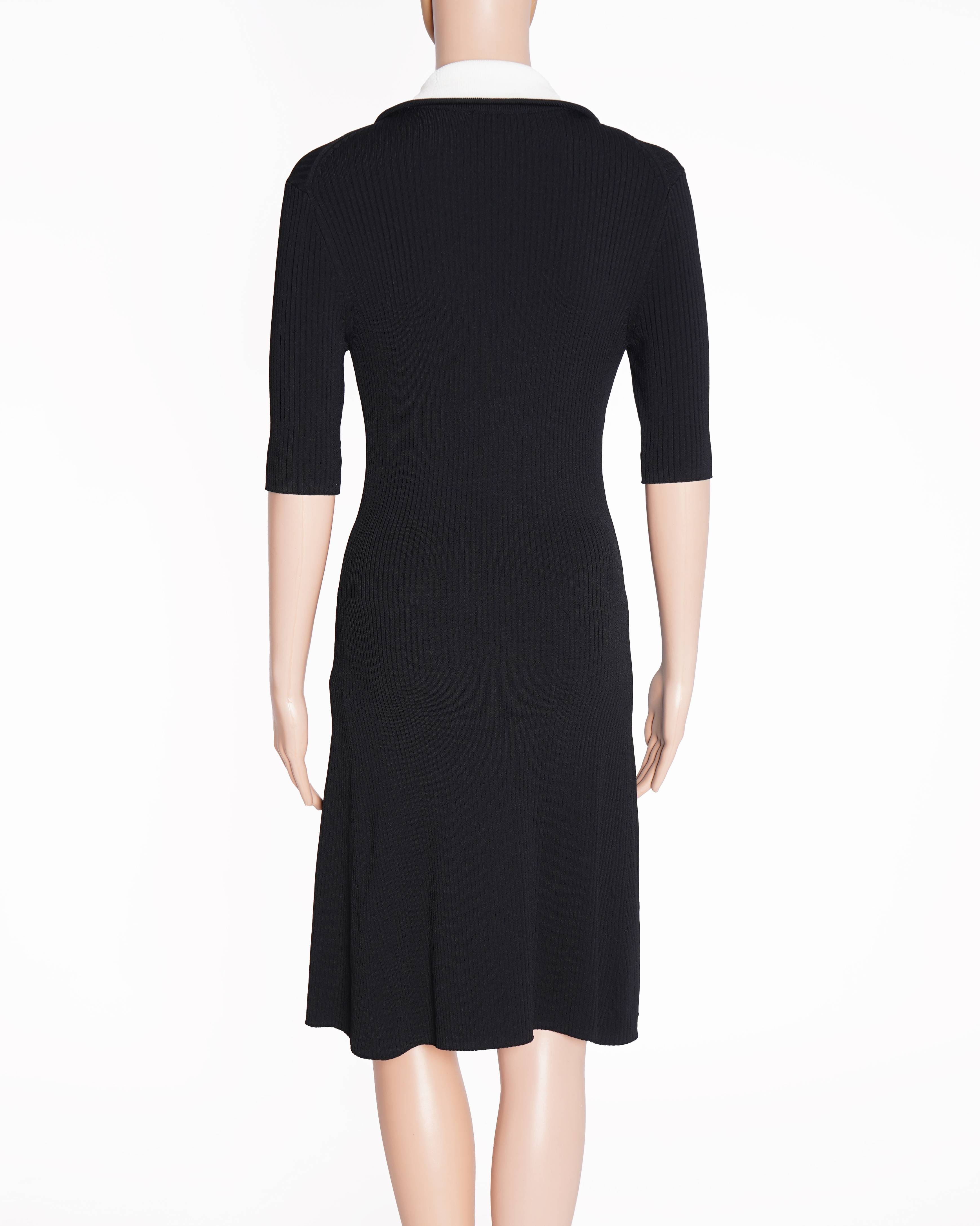 New Maje knitted zip up dress