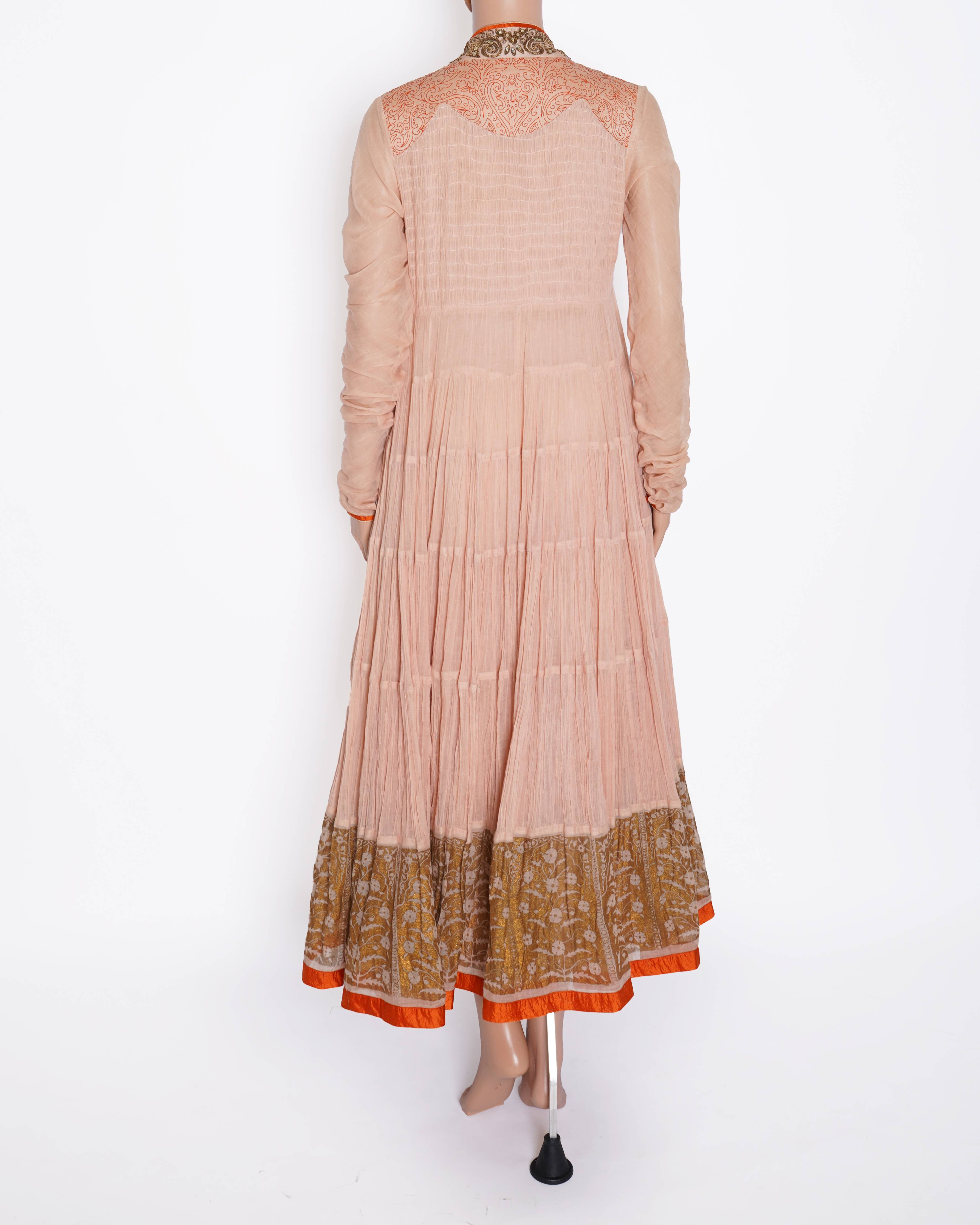 Anju modi embroidered overcoat