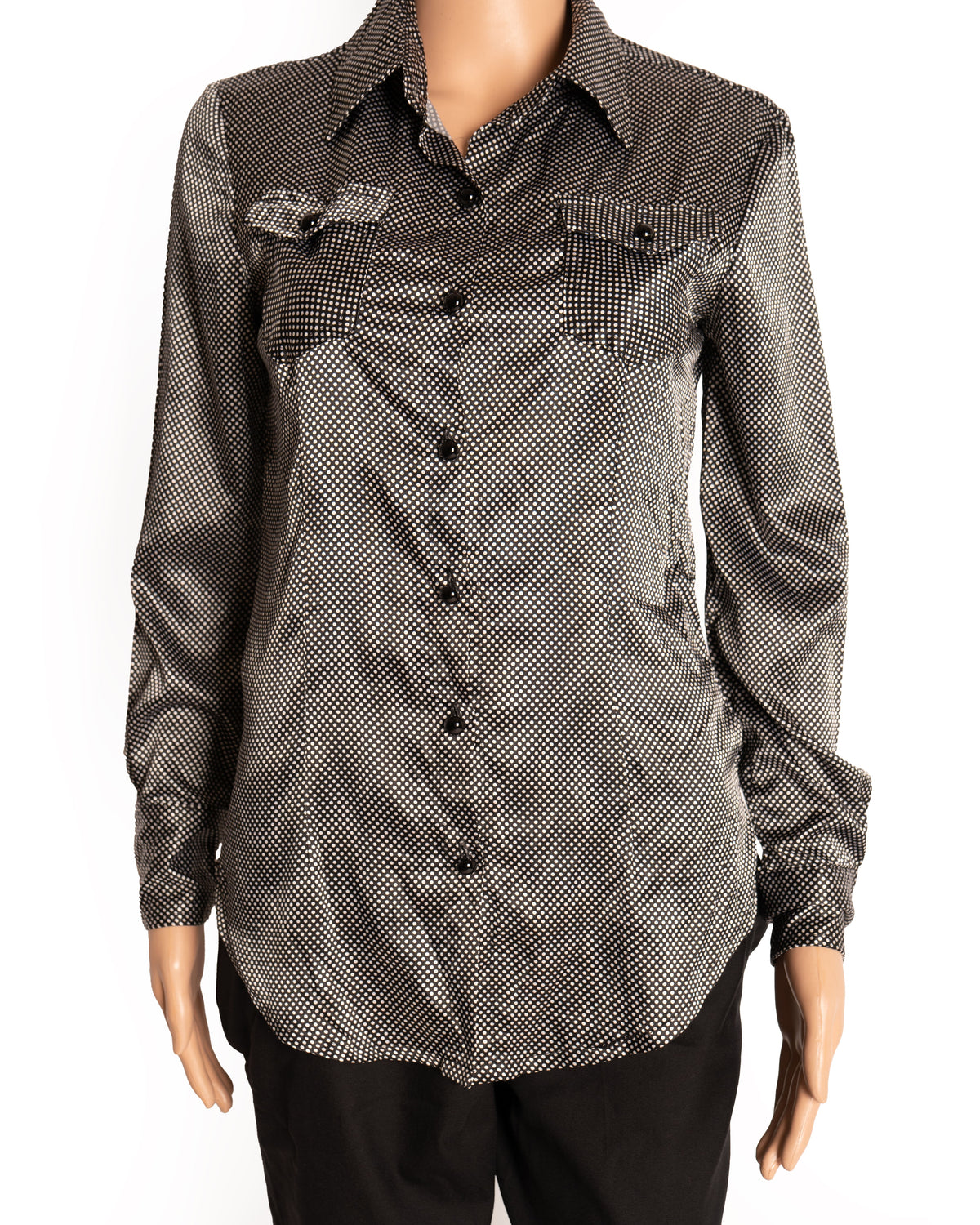 BCBG Shirt black and white