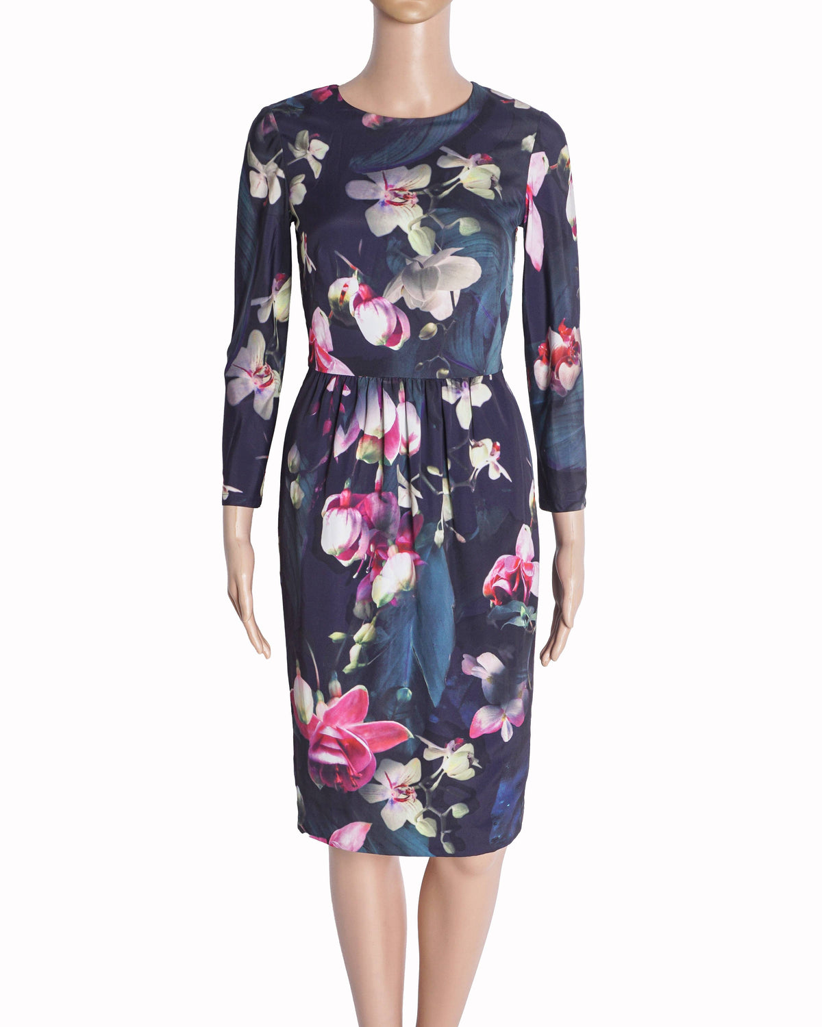 Ted Baker Multicolour Floral Print Midi Dress