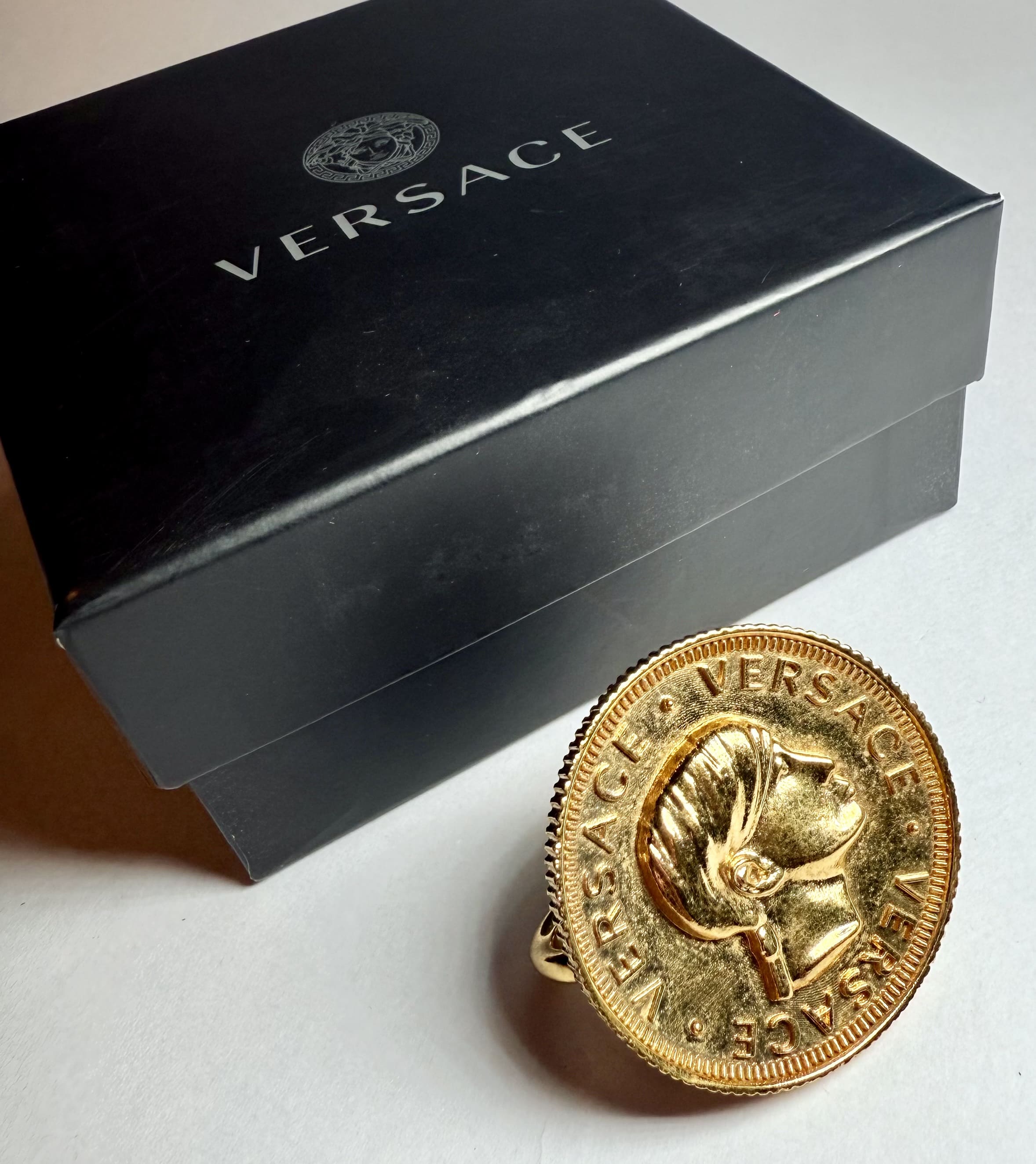 Versace Medusa rings