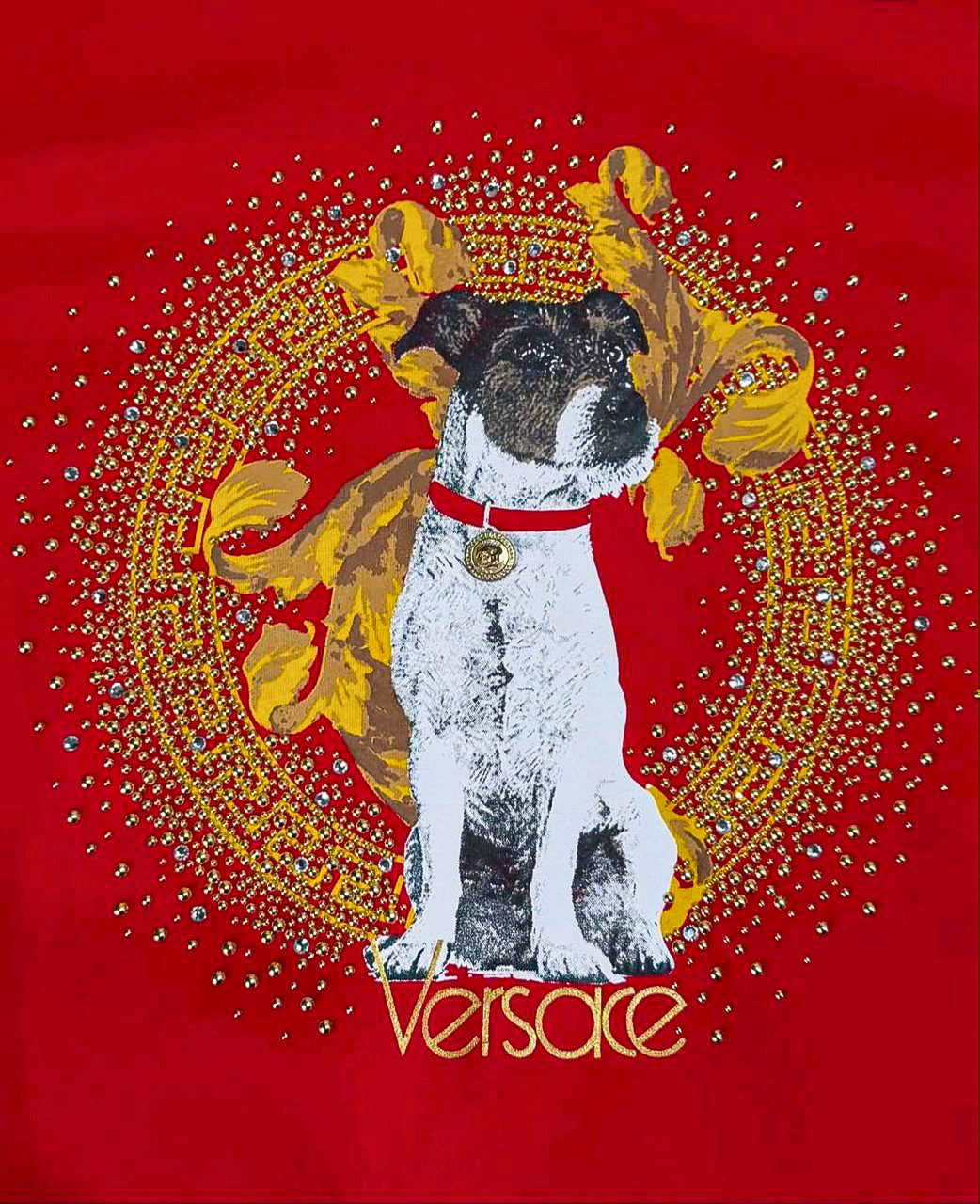 Versace Audrey Capsule Crystal Unisex T-Shirt